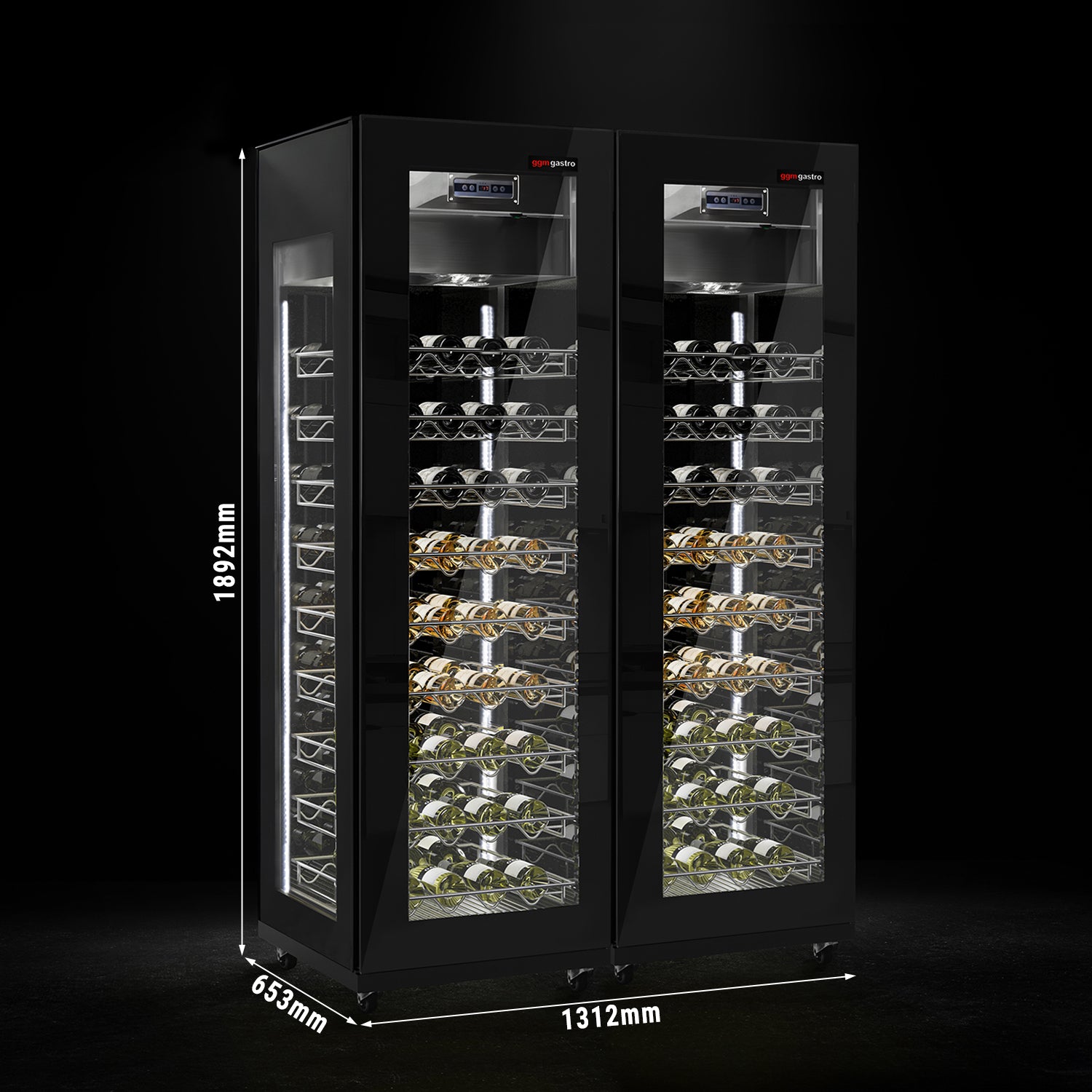 (2 pieces) Wine cooler - 400 l