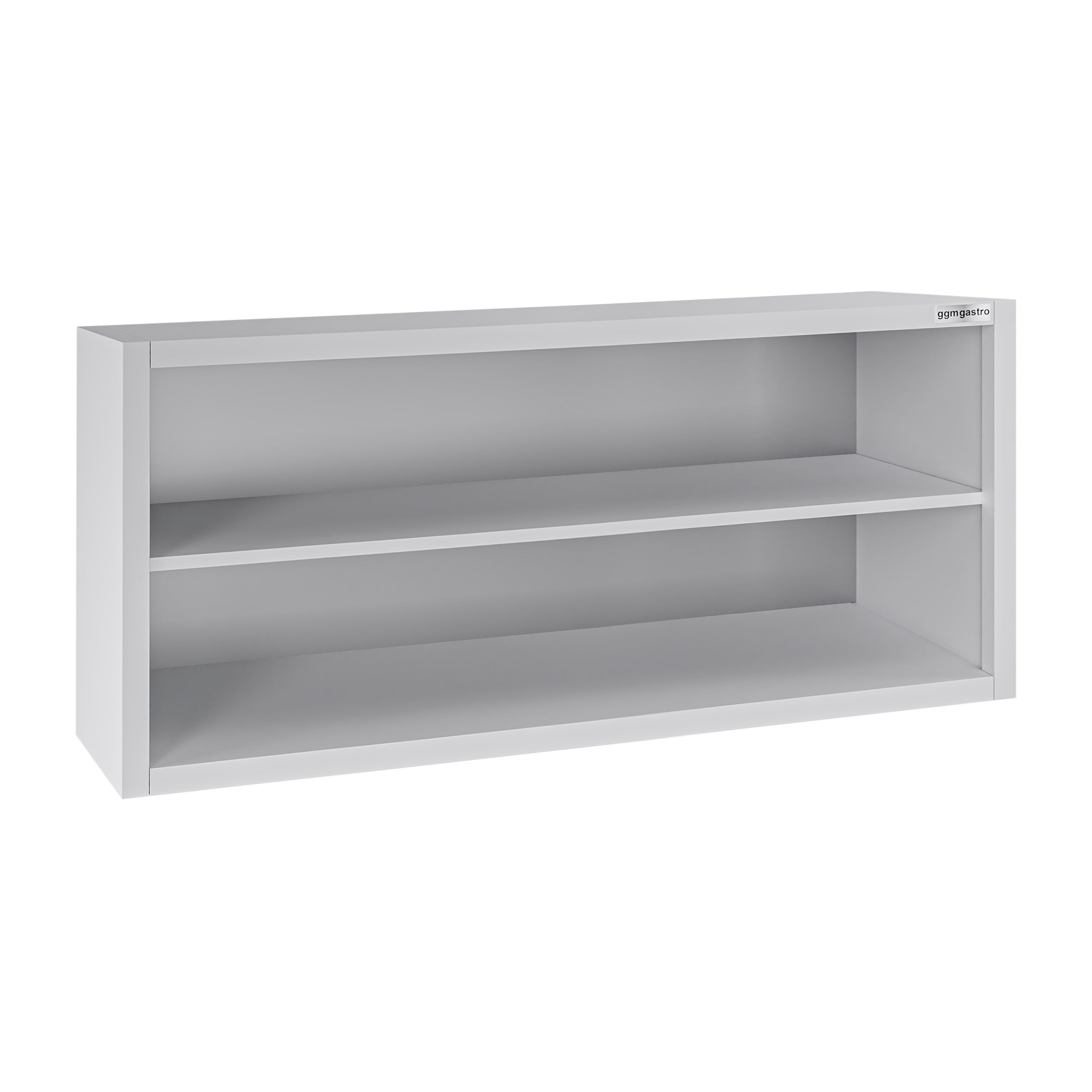 ECO stainless steel wall cabinet - 1400 mm - without sliding door - height 650 mm