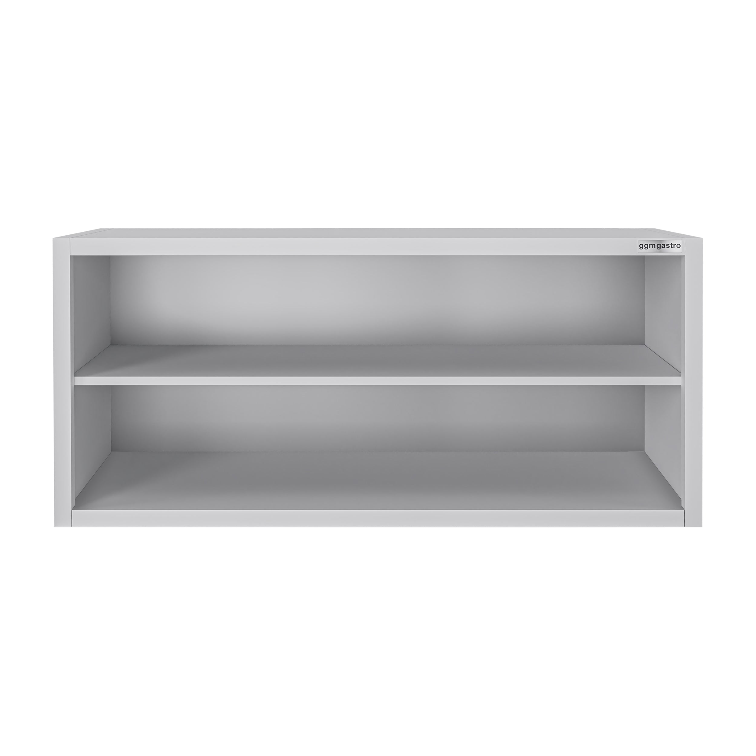 ECO stainless steel wall cabinet - 1400 mm - without sliding door - height 650 mm