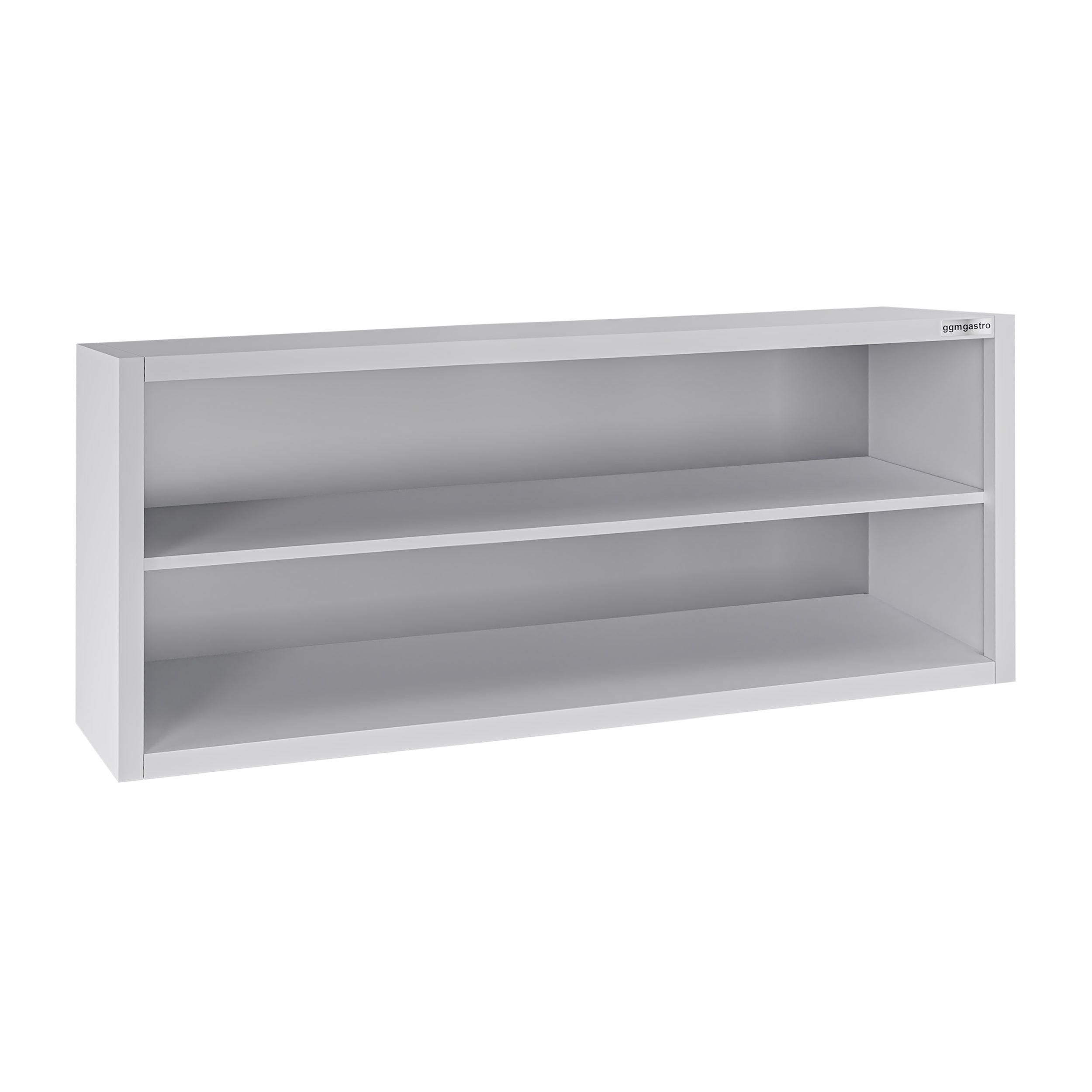 ECO stainless steel wall cabinet - 1600 mm - without sliding door - height 650 mm