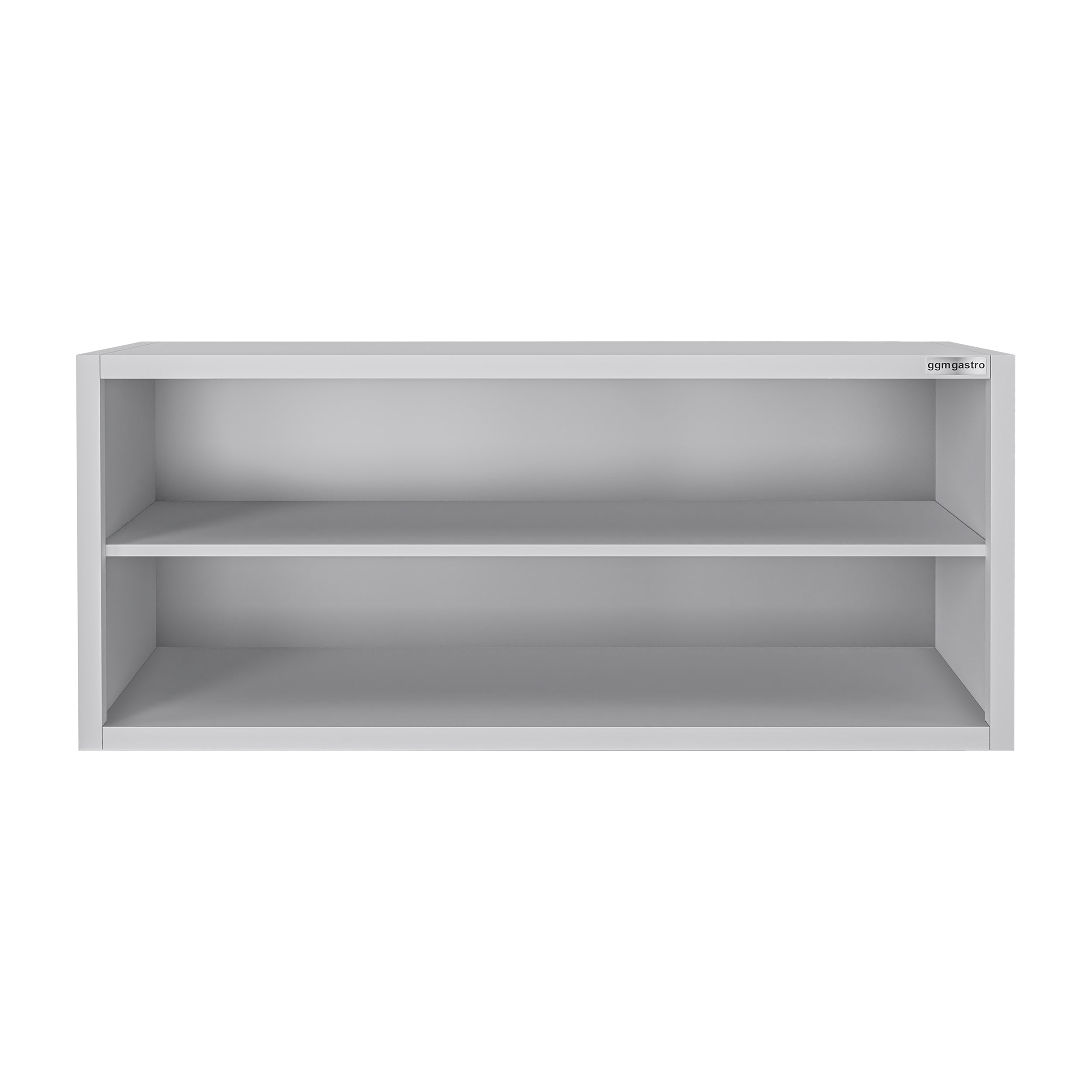 ECO stainless steel wall cabinet - 1600 mm - without sliding door - height 650 mm