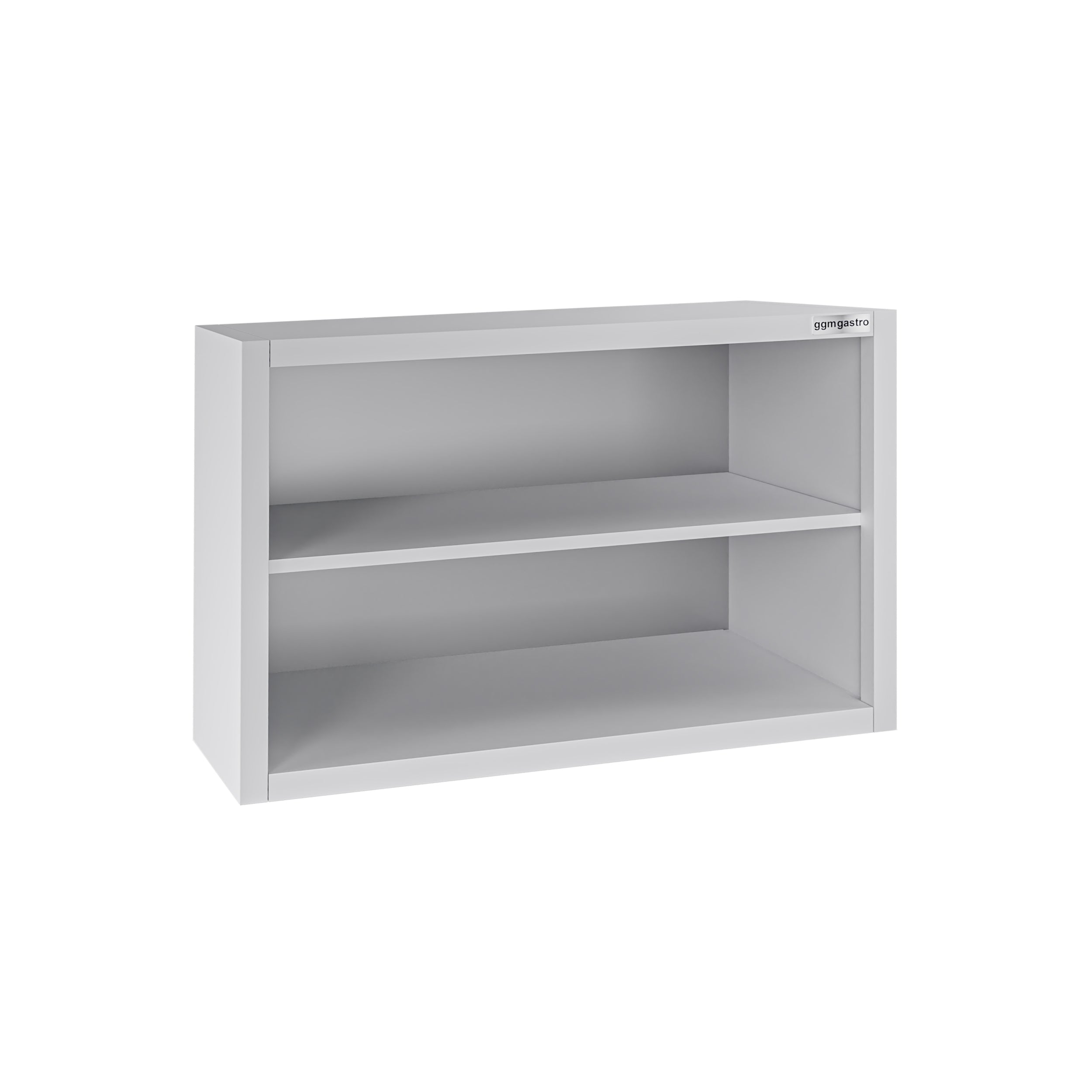 ECO stainless steel wall cabinet - 800 mm - without hinged door - height 650 mm