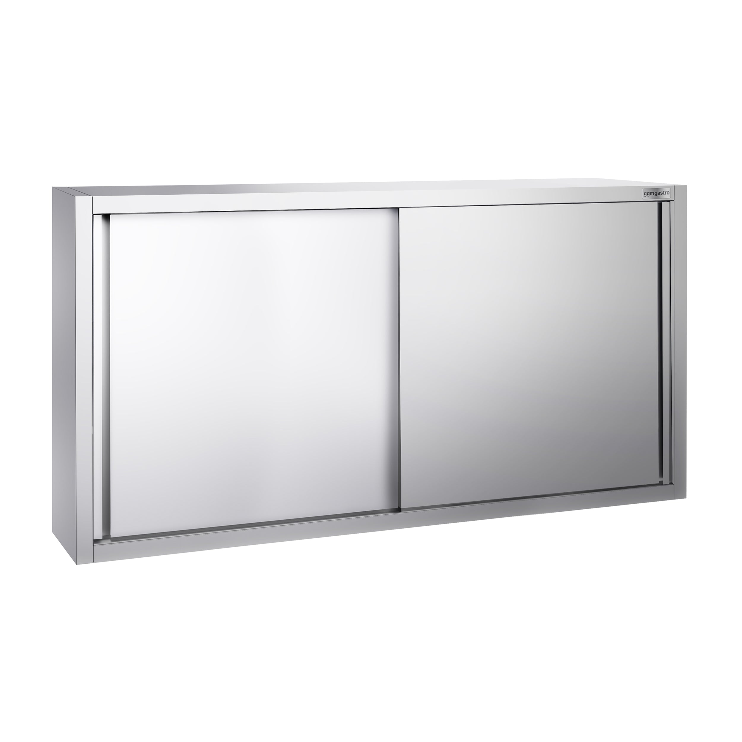 Wall-mounted cabinet 1.8 m - 1.0 m high - with sliding door