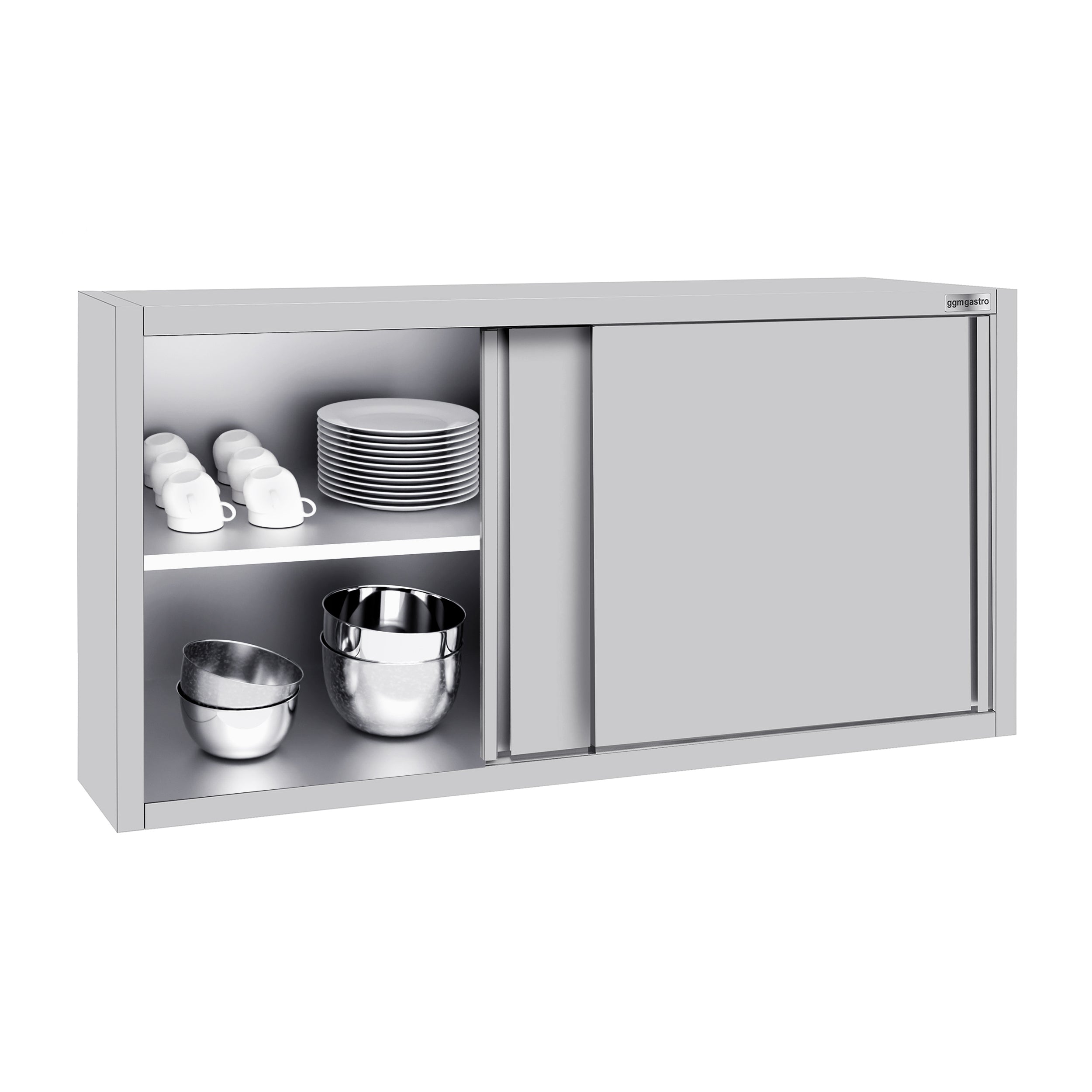 Wall-hung cabinet ECO - 1.8 m - with folding door 0.8 m high