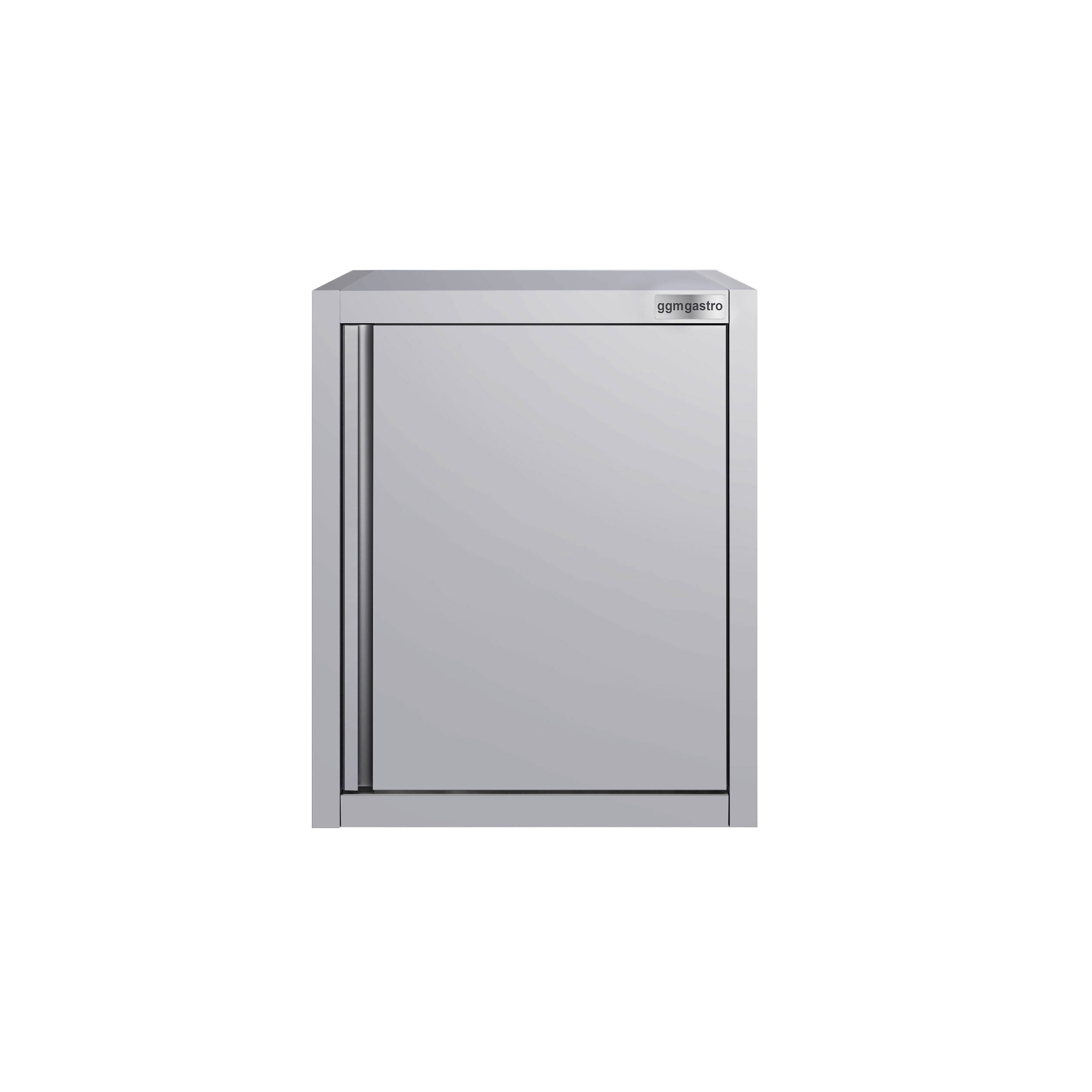 ECO stainless steel wall cabinet - 600 mm - with hinged door - height 650 mm