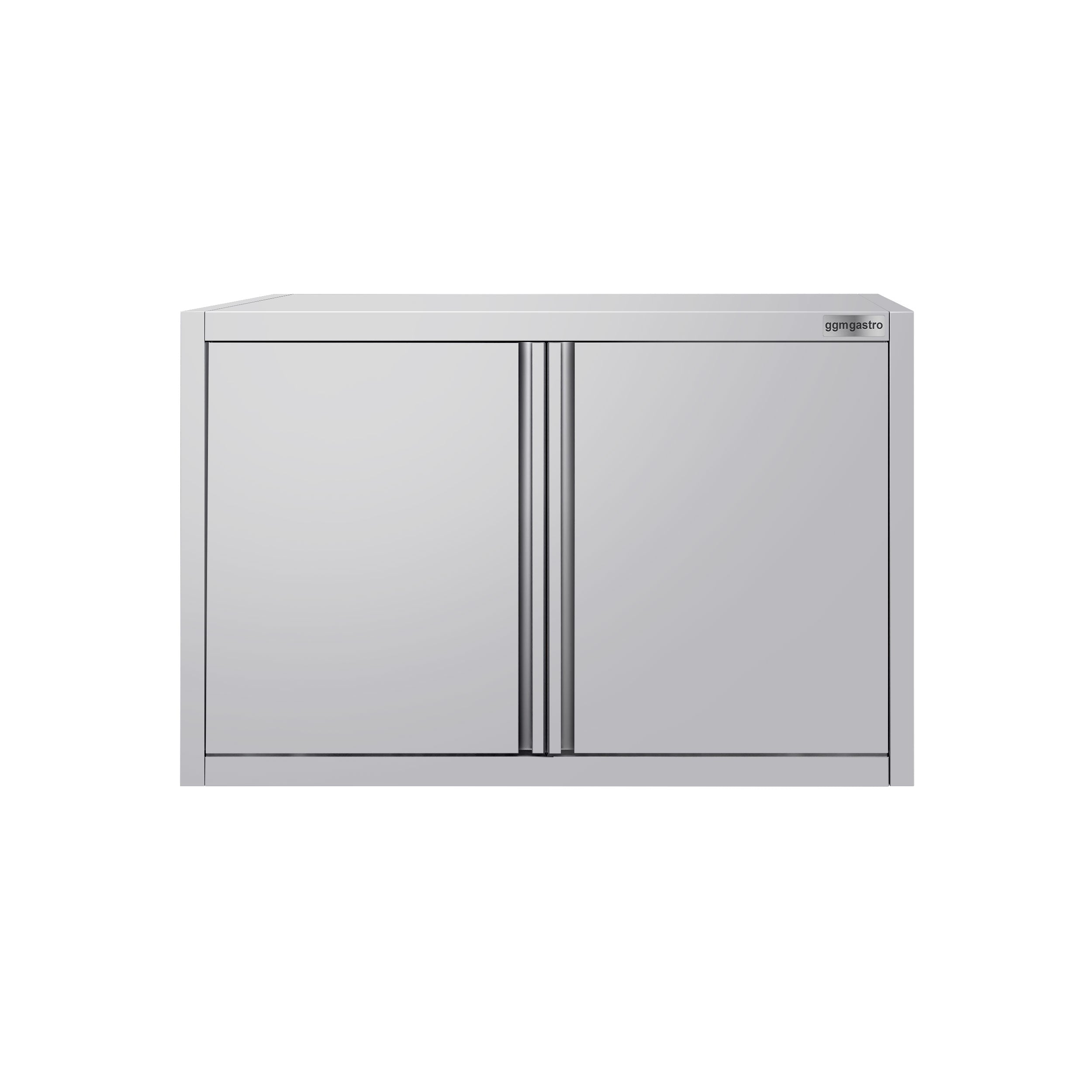 ECO stainless steel wall cabinet - 0.8 m - with hinged door - height 0.65 m