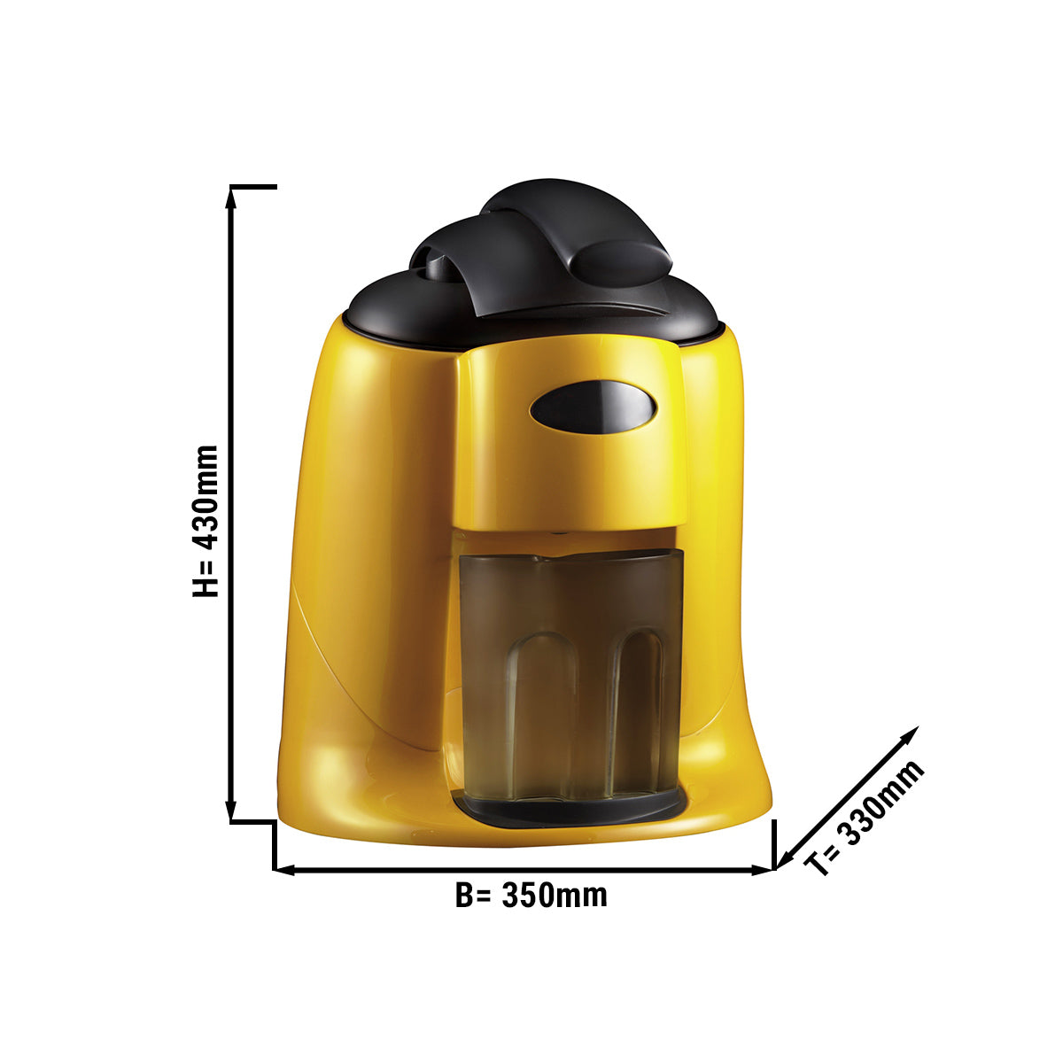 Citrus press / double (yellow color)