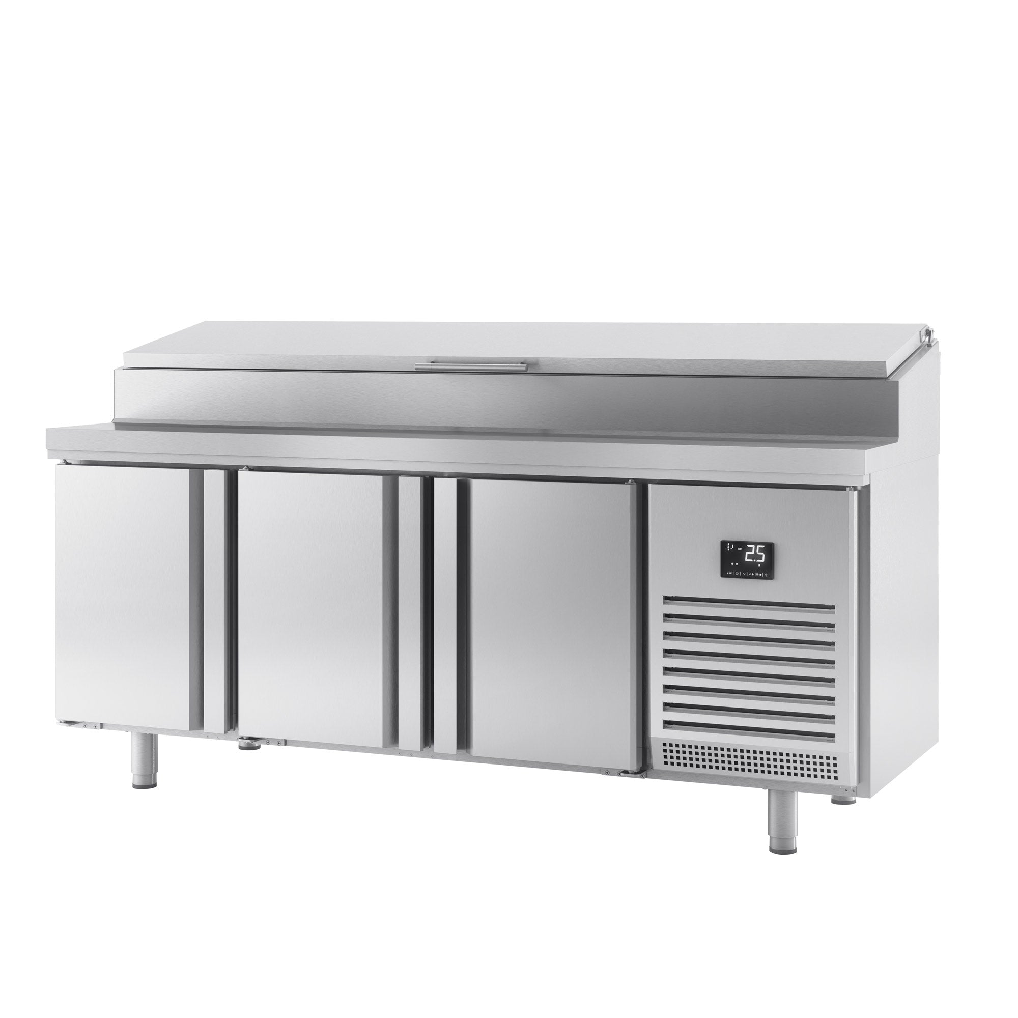 Refrigerated preparation table - with 3 doors