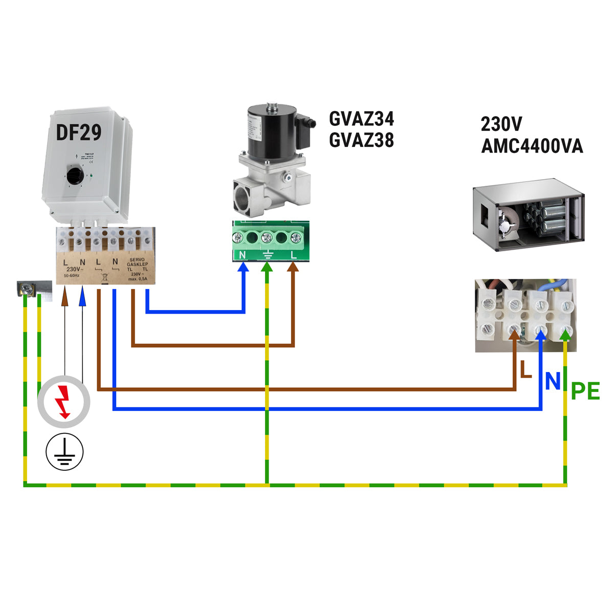 Gas solenoid valve - GM ¾ (VML)