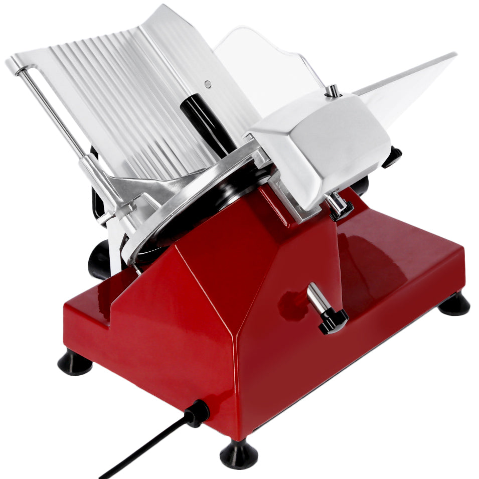 Sausage slicer / diameter: Ø 250 mm - red