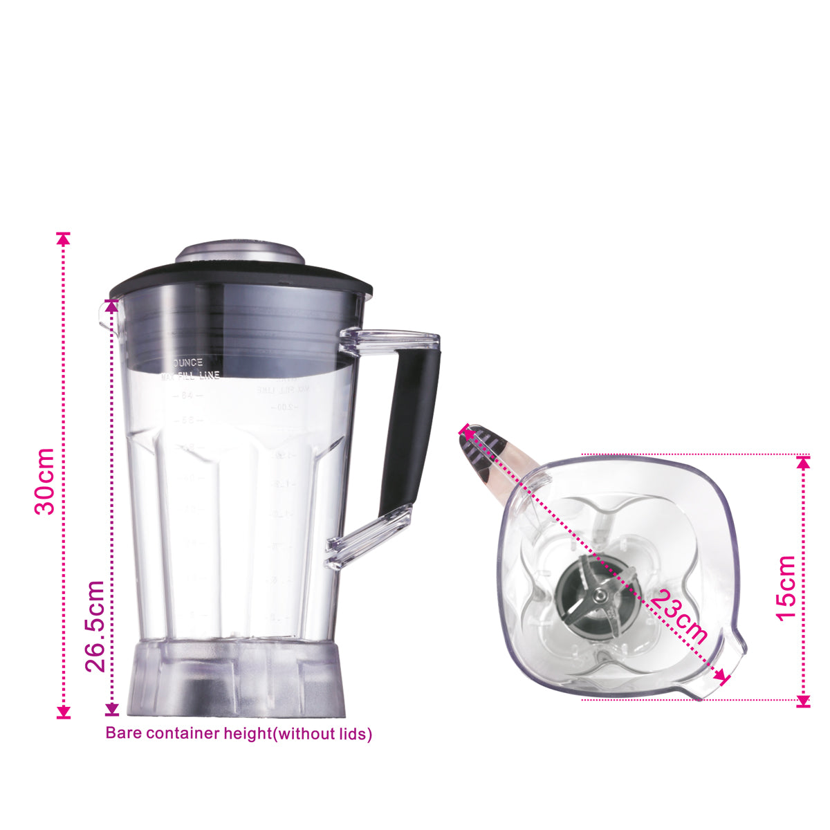 Blender container - 2 liters