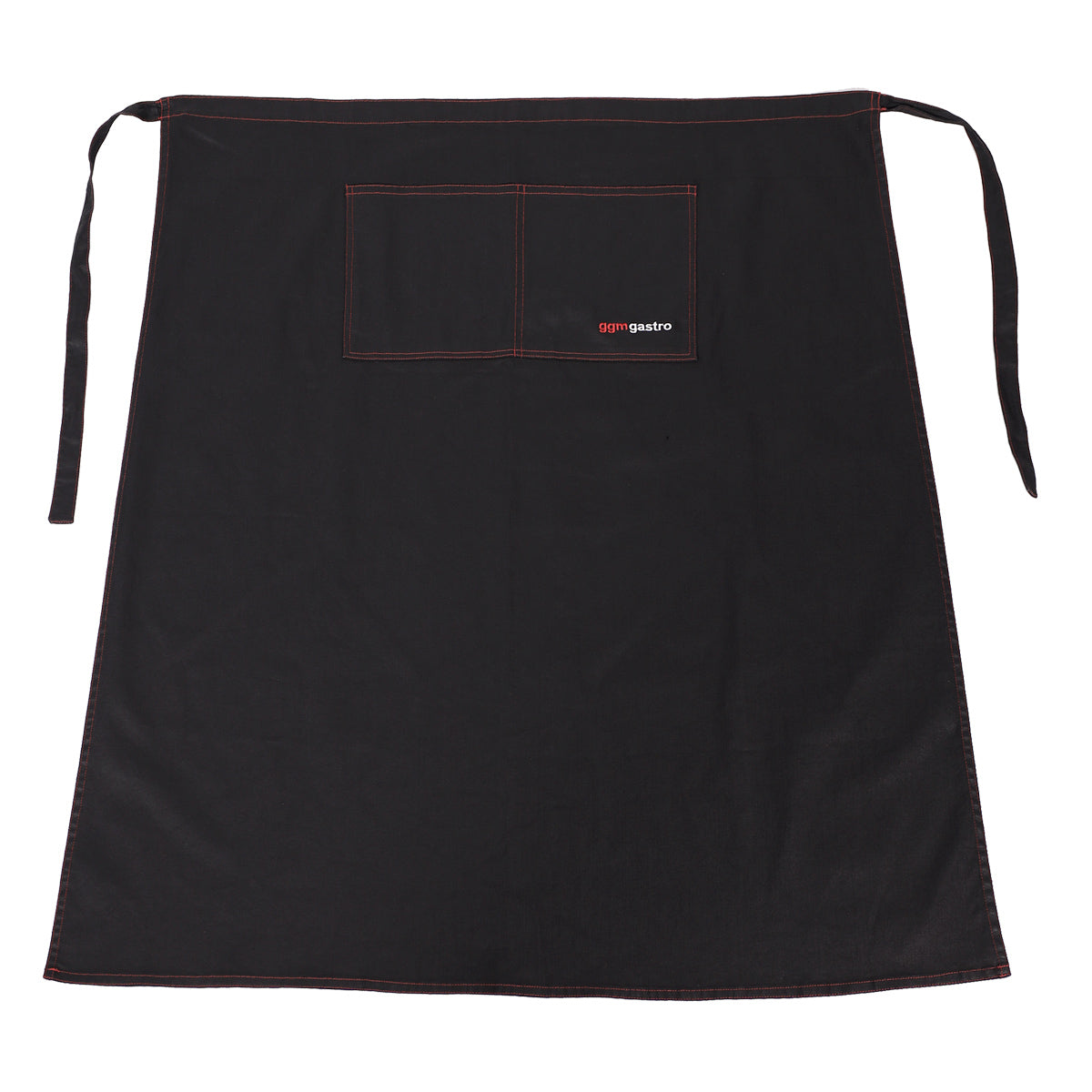 (2 pieces) Clear apron - long - jeans look black