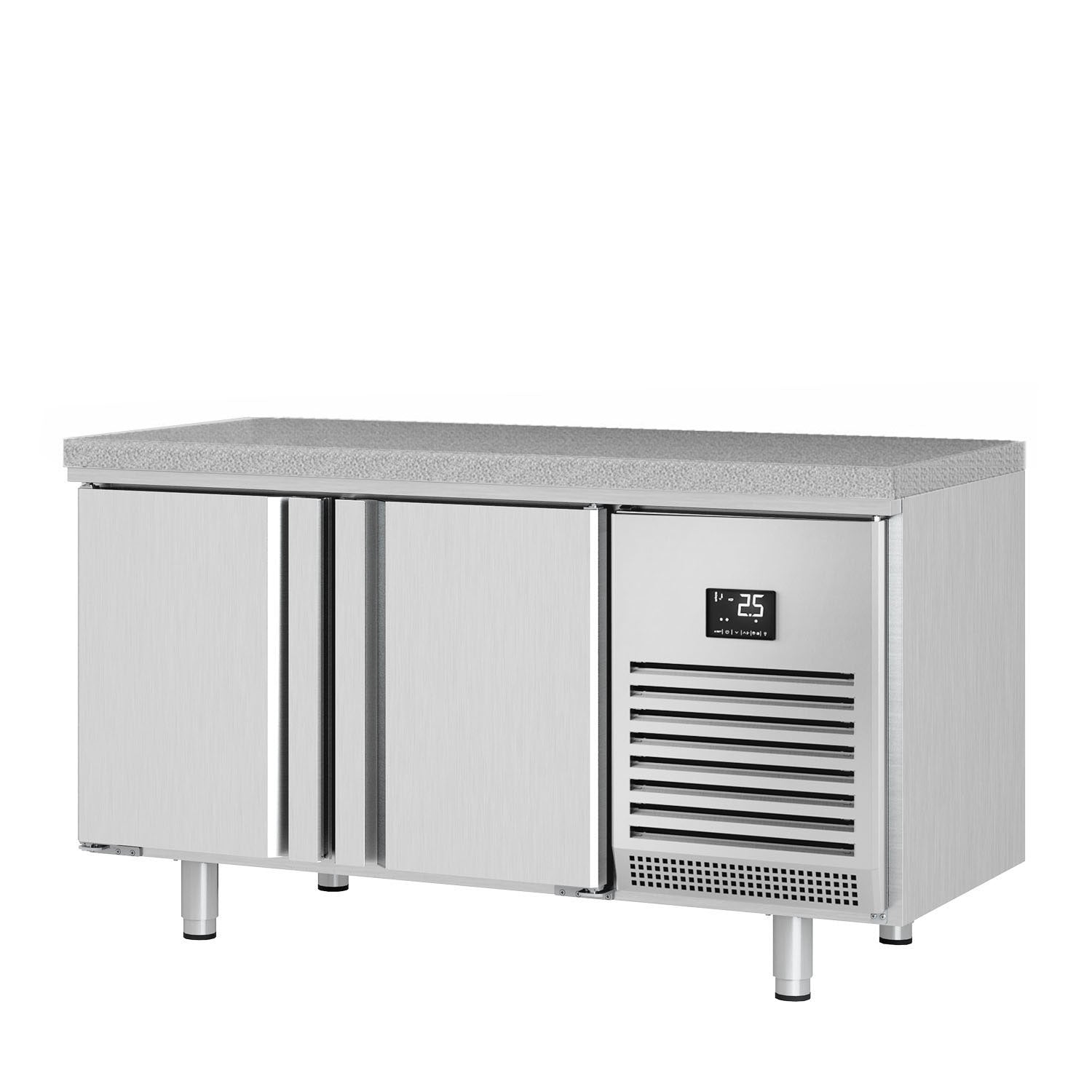 Refrigerated table for bakery products (EN) - with 2 doors