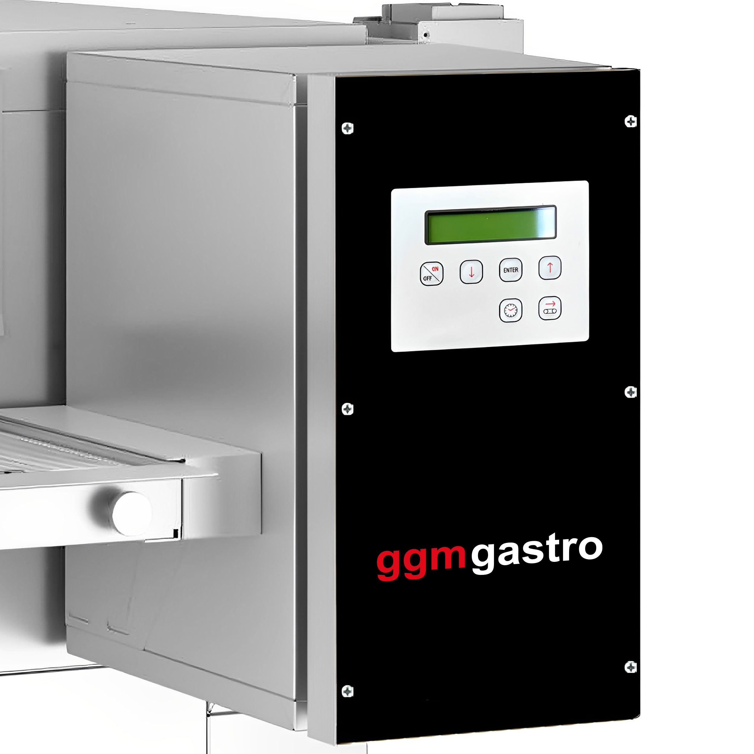 Gas conveyor oven - 1.0 x 1.3 m - including base