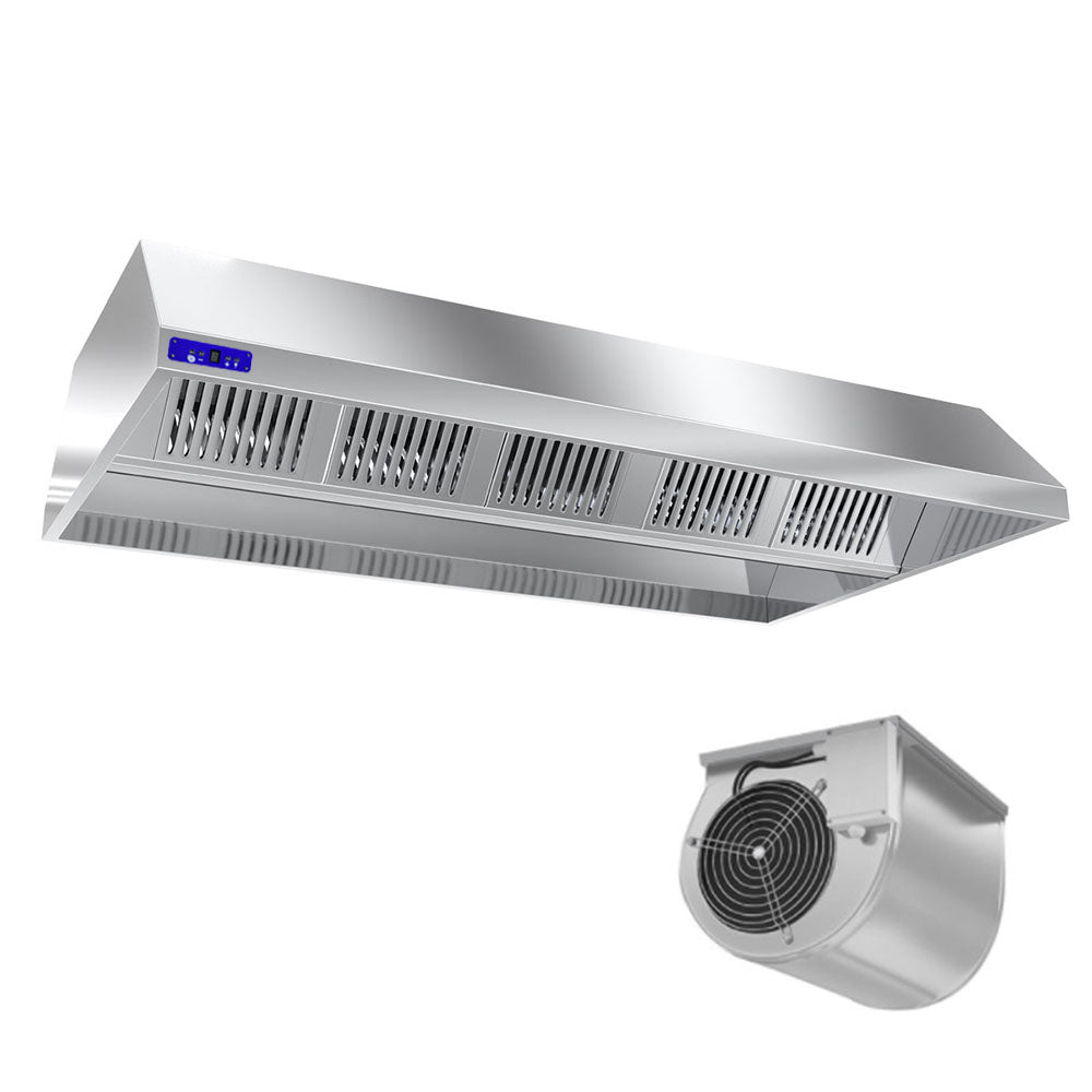 Ceiling hood 1.8 m - with motor, regulator, filter and lamp