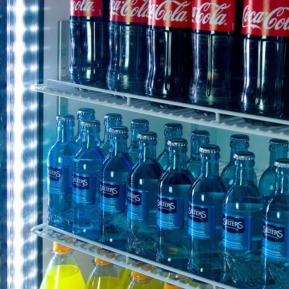 Beverage refrigerator 0.92 x 0.69 m - with 2 glass doors