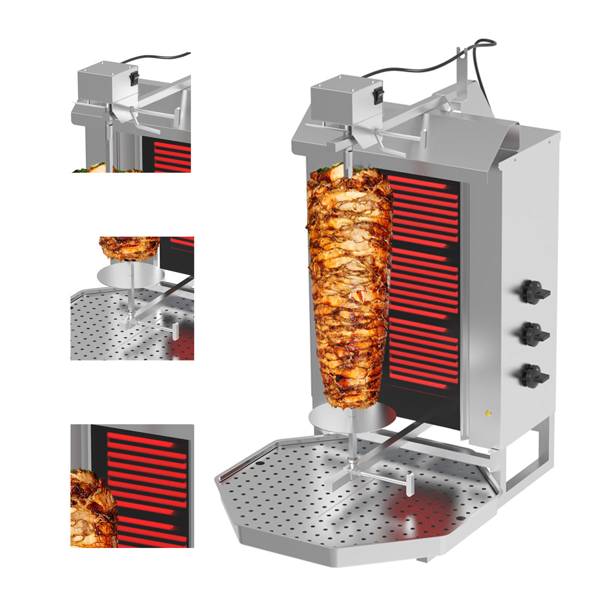 Düner grill with 3 rheotans/ maximum 40 kg