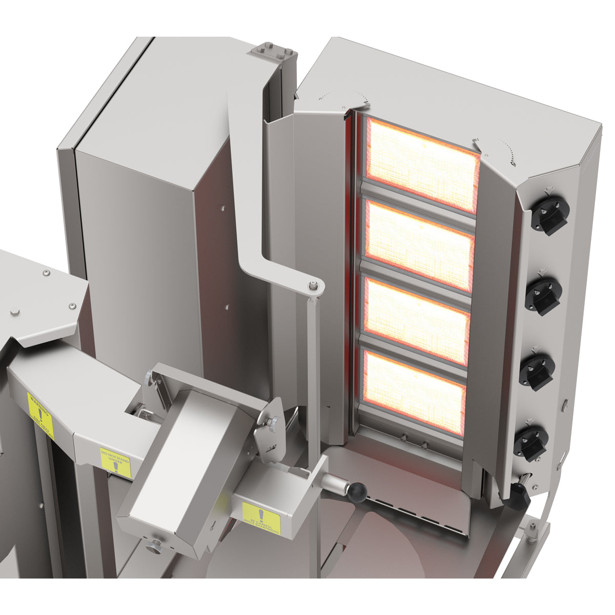 Gas kebab robot - up to max. 95 kg