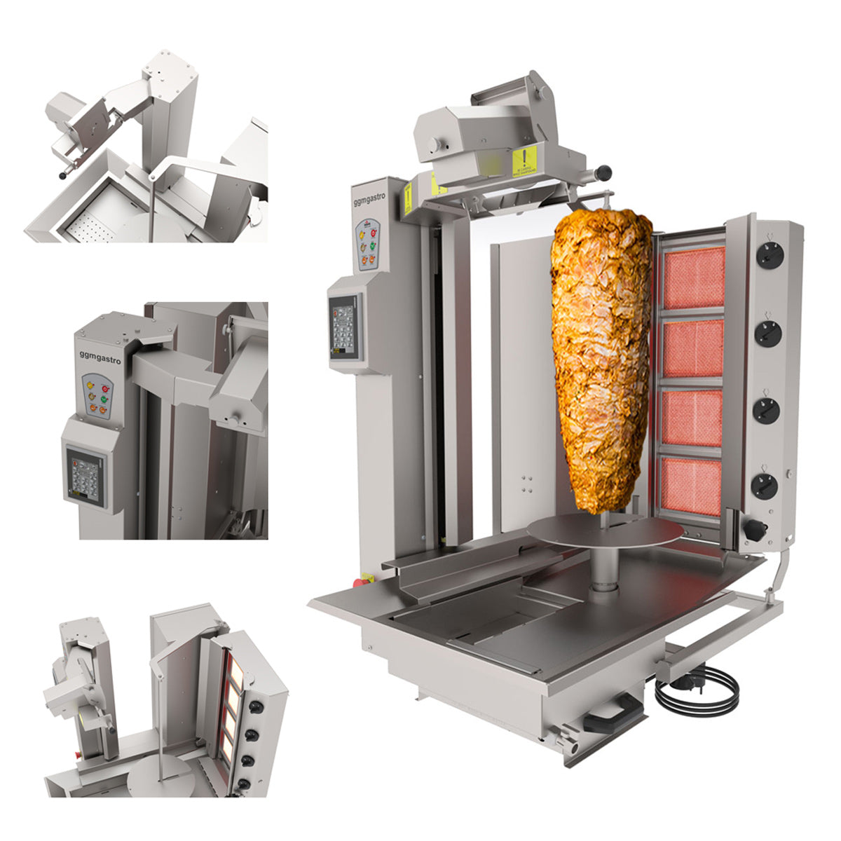 Gas kebab robot - up to max. 95 kg