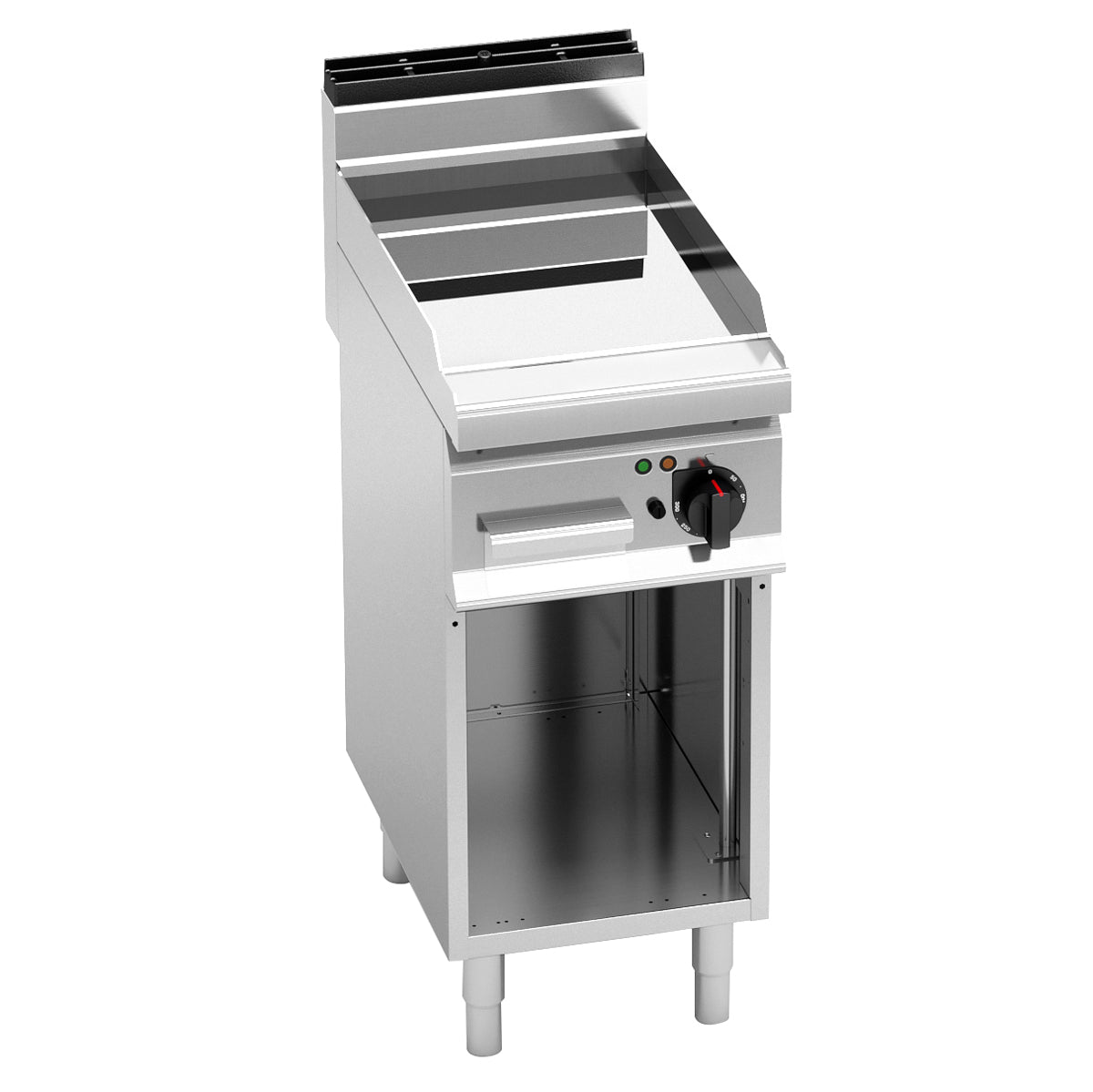 Electric grill - smooth - with a glossy finish (4.8 kW)