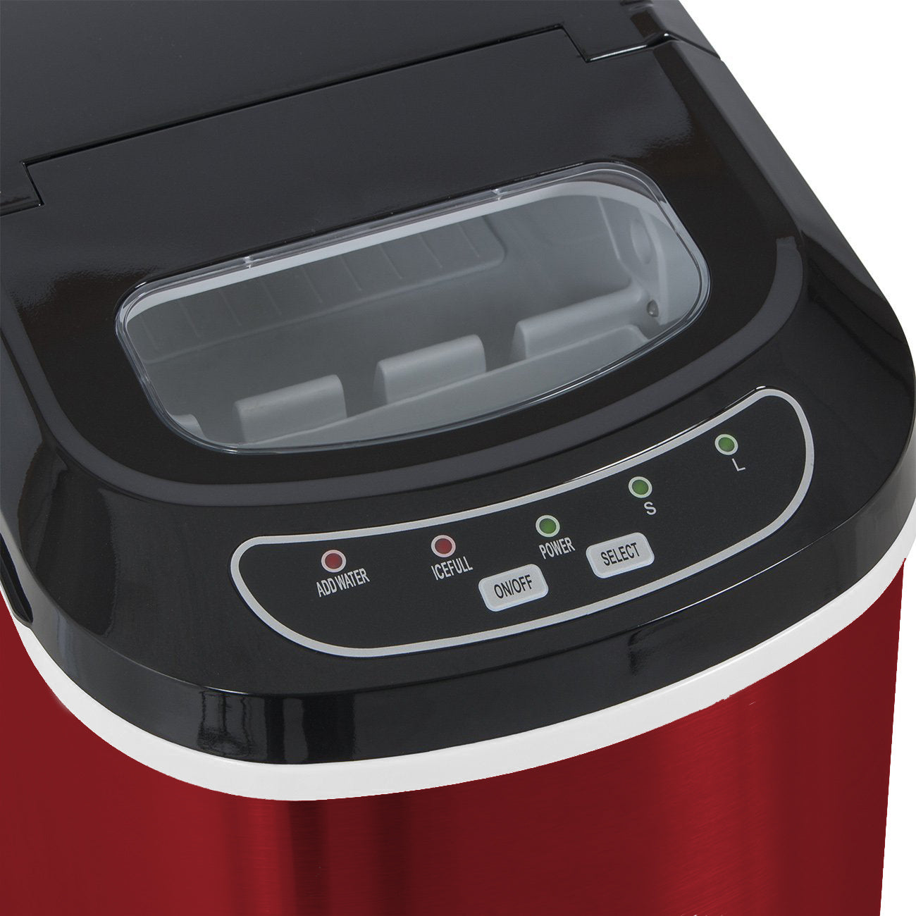 Ice maker 12kg/24h - color red