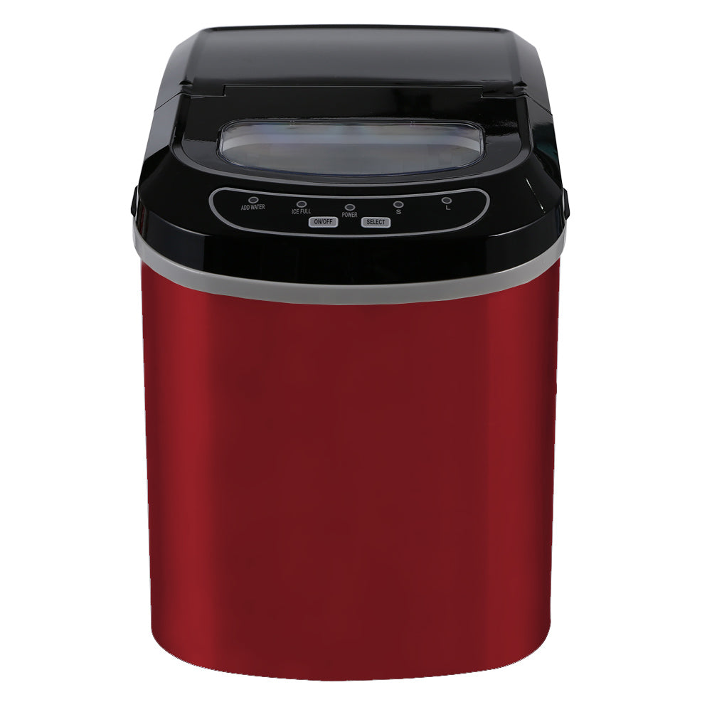 Ice maker 12kg/24h - color red