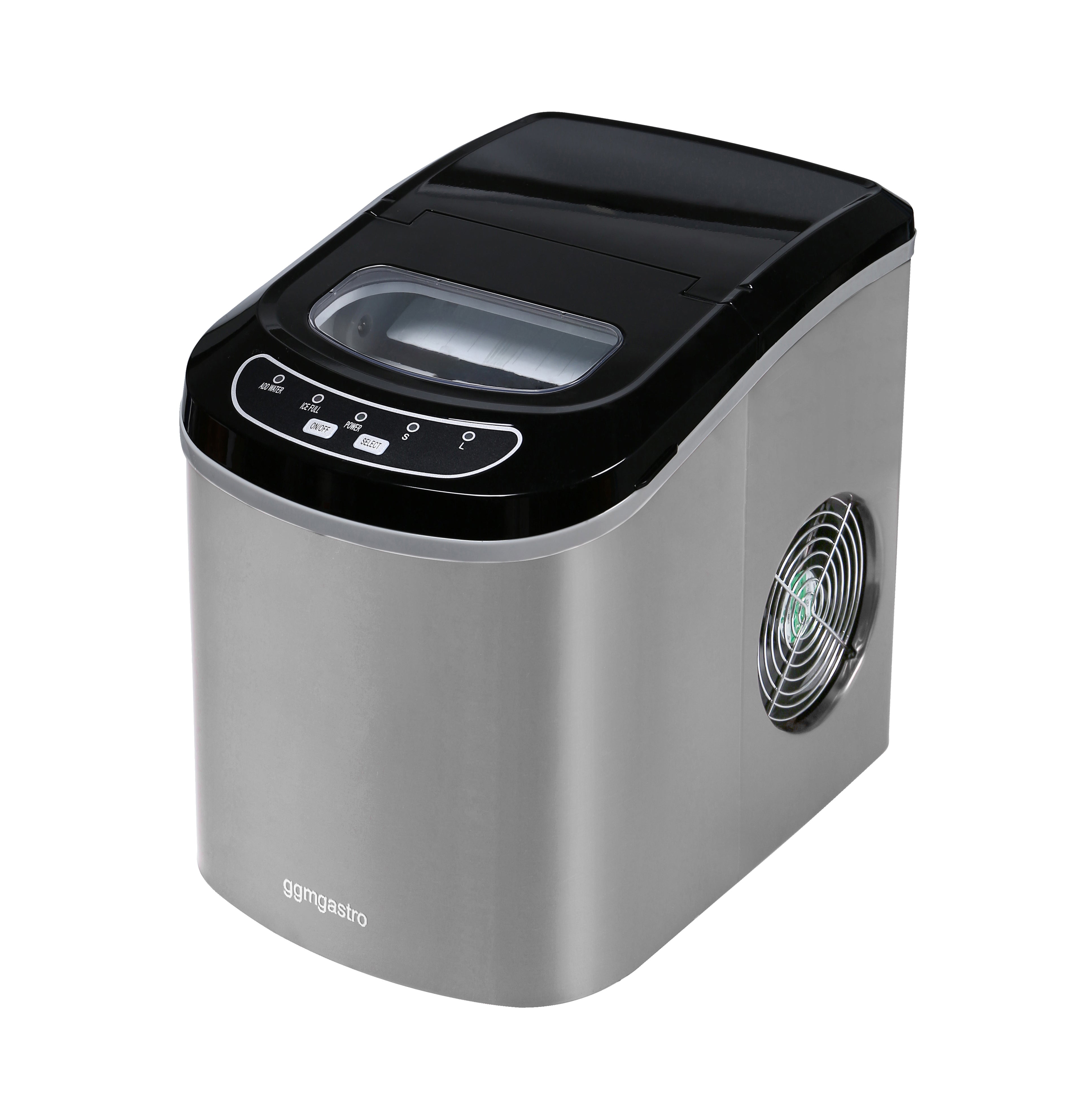 Ice maker 12kg/24h - silver color