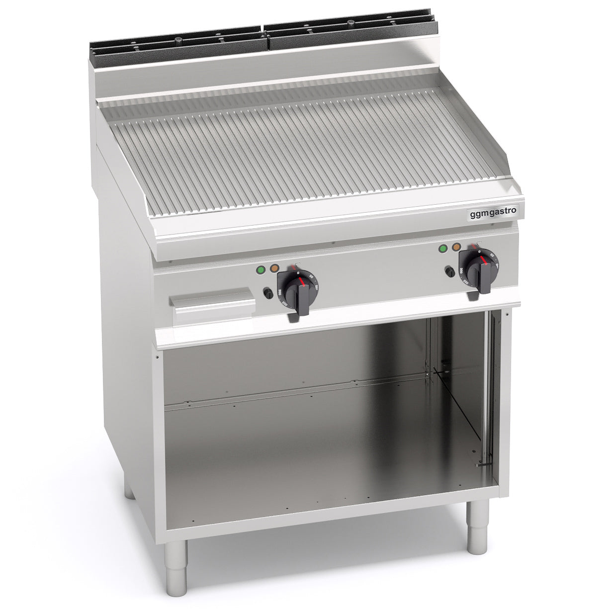 Electric griddle - ribbed (9.6 kW)