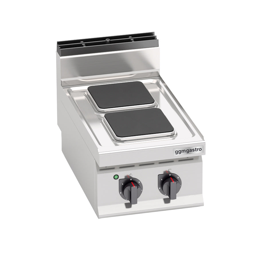 Electric stove 2x hotplates corner (5.2 kW)