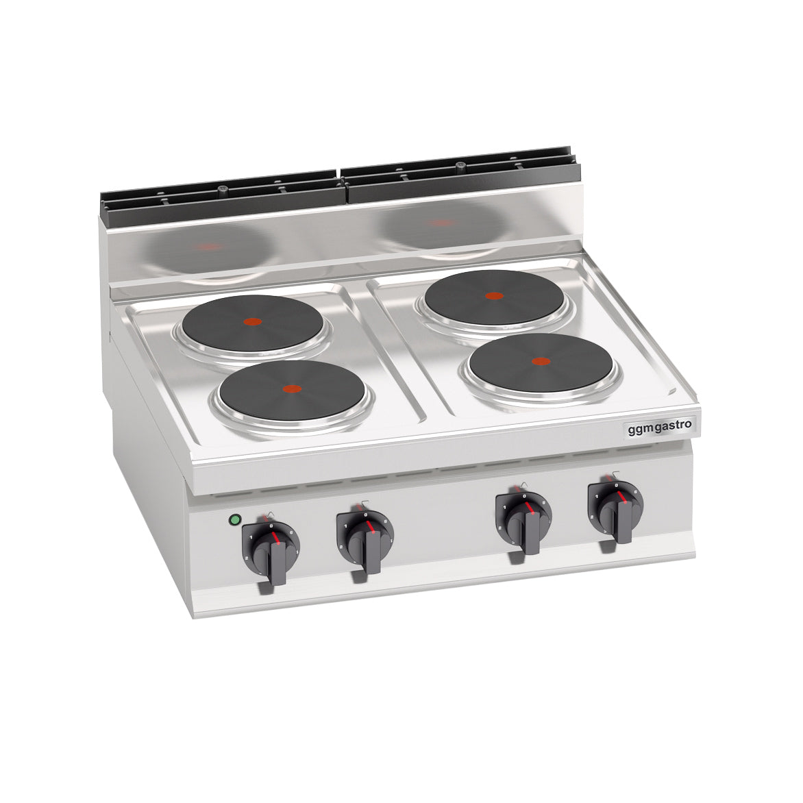 Electric stove 4x plates round (10.4 kW) - 230V