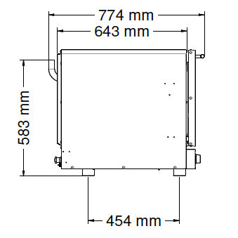 Convectomat (manual) without steam function 4 x EN 400x600