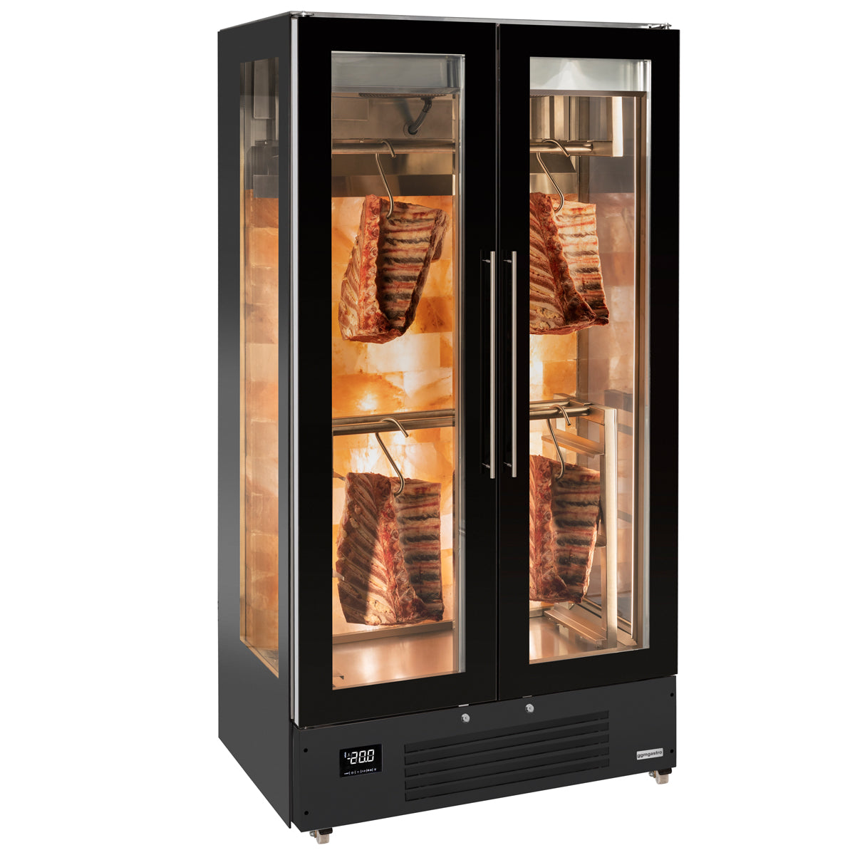 Шкаф за зреене на месо - 1,0 х 0,69 м - с 2 стъклени врати