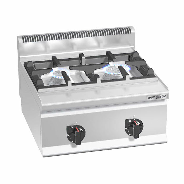 Gas stove 2x hotplates (10.5 kW)