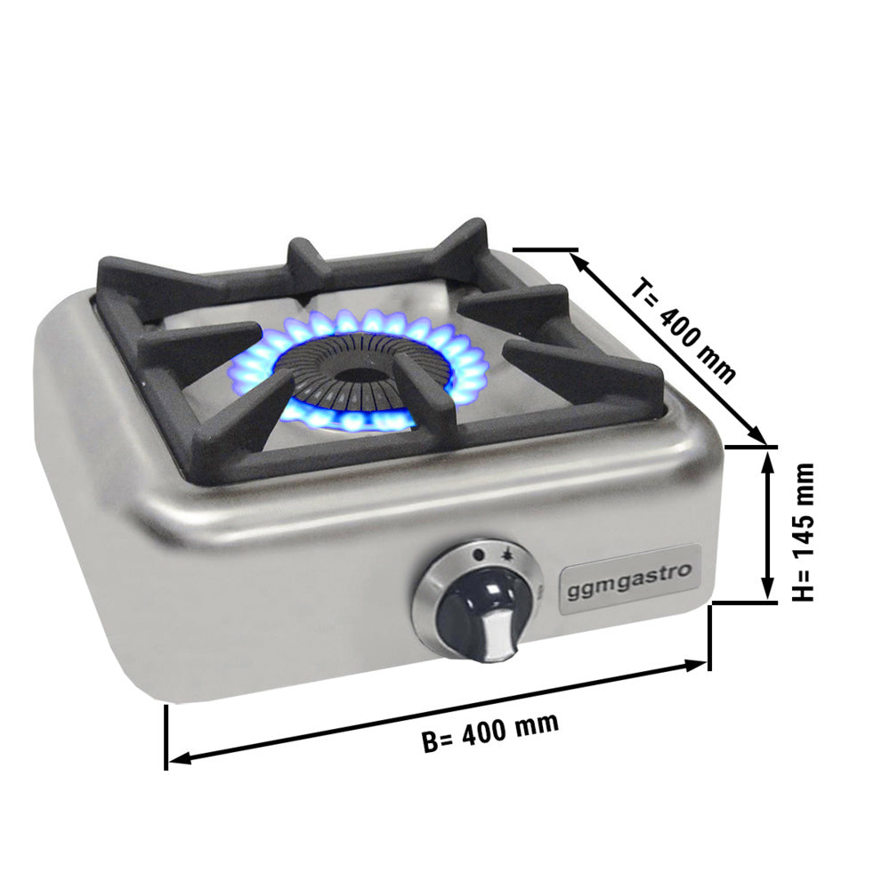 Gas stove - with 1 burner (4 kW)