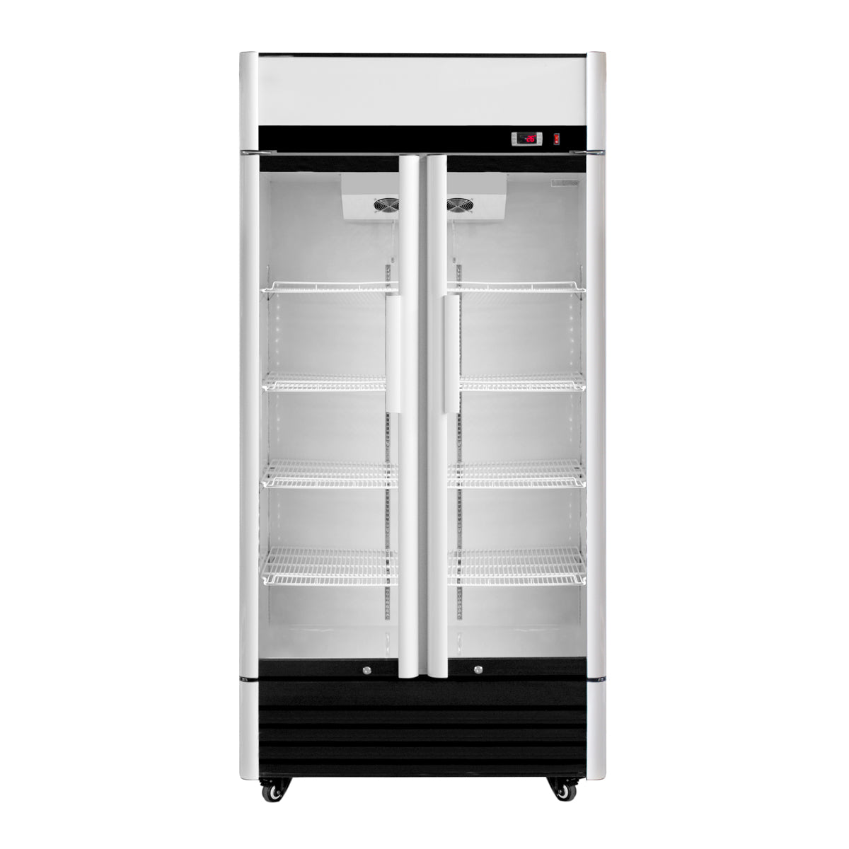 Beverage refrigerator 0.92 x 0.69 m - with 2 glass doors