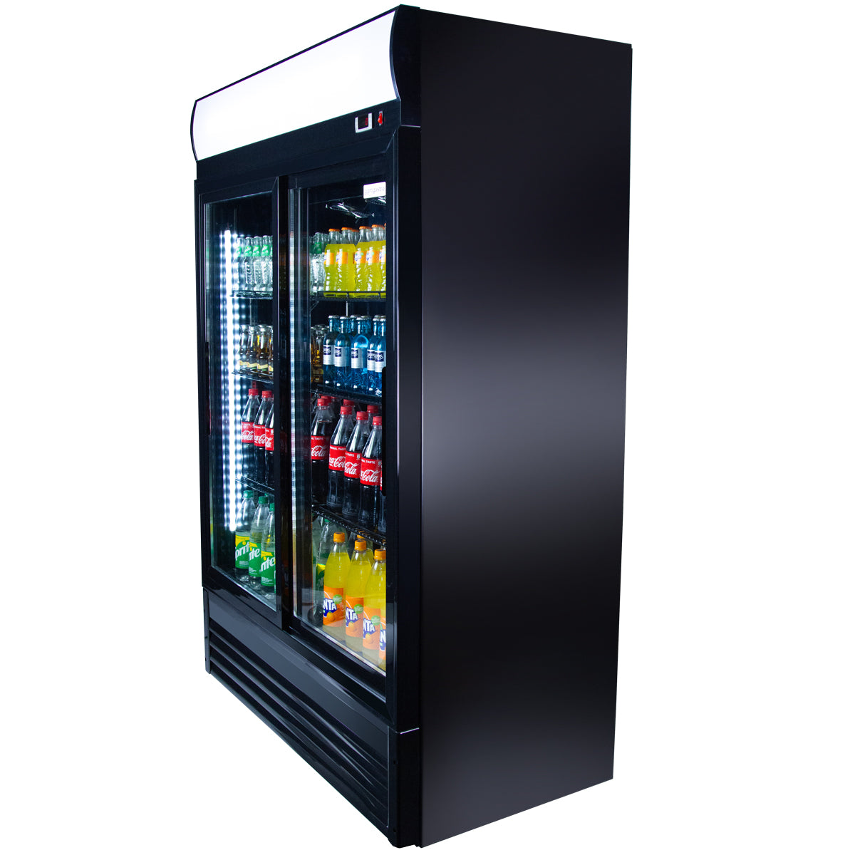 Хладилници за напитки- 880 литра- 2 врати- черни