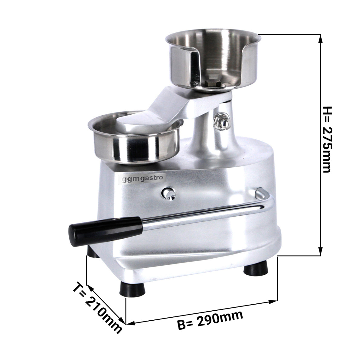 Hamburger machine 130 mm