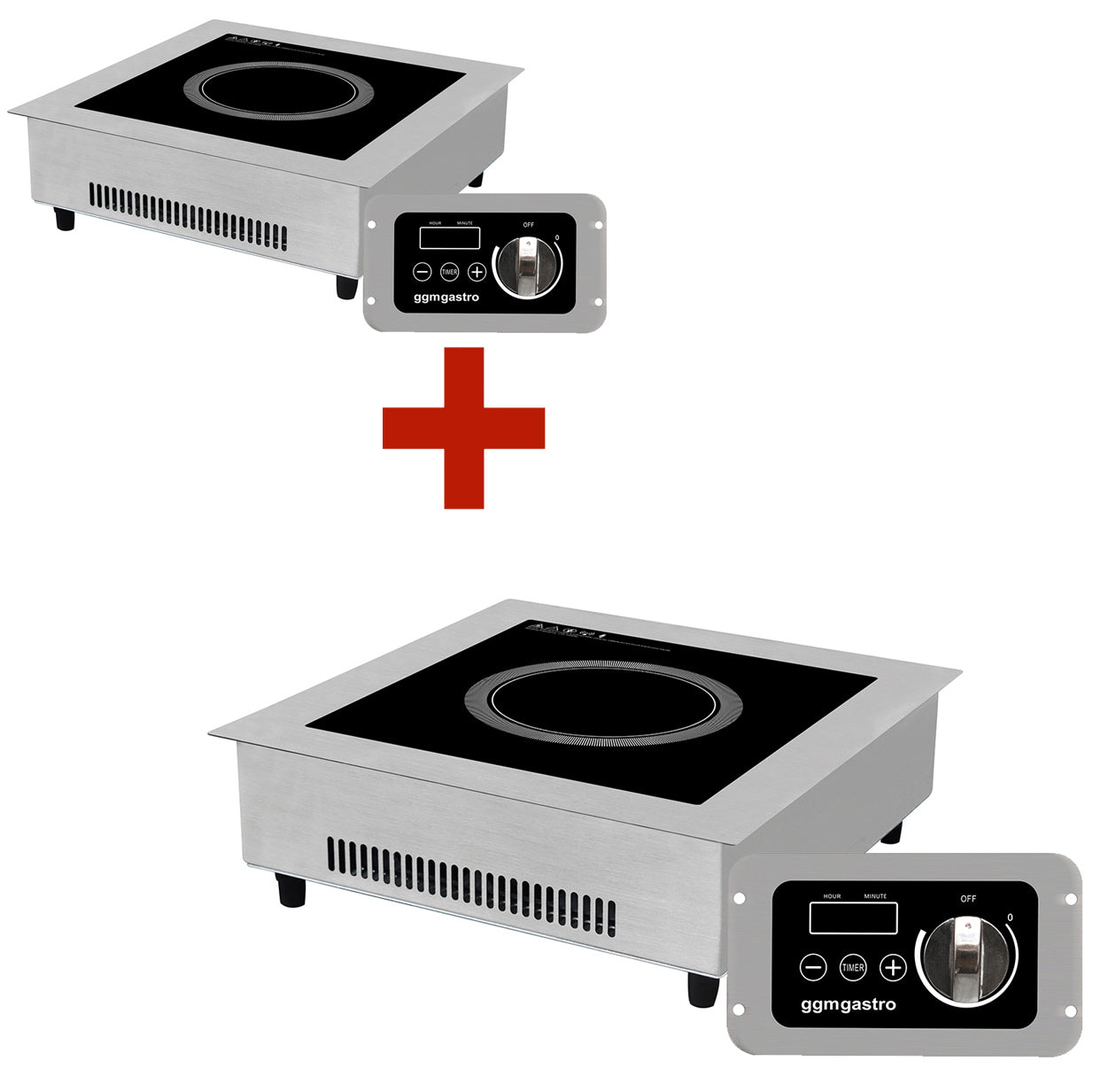 (2 pieces) Induction hob - 3.5 kW