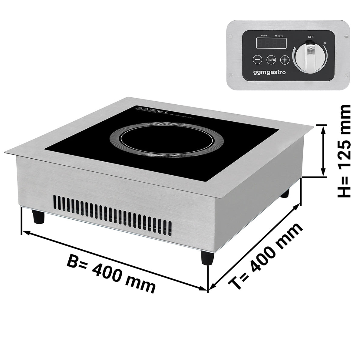 Induction hob - 3.5 sq