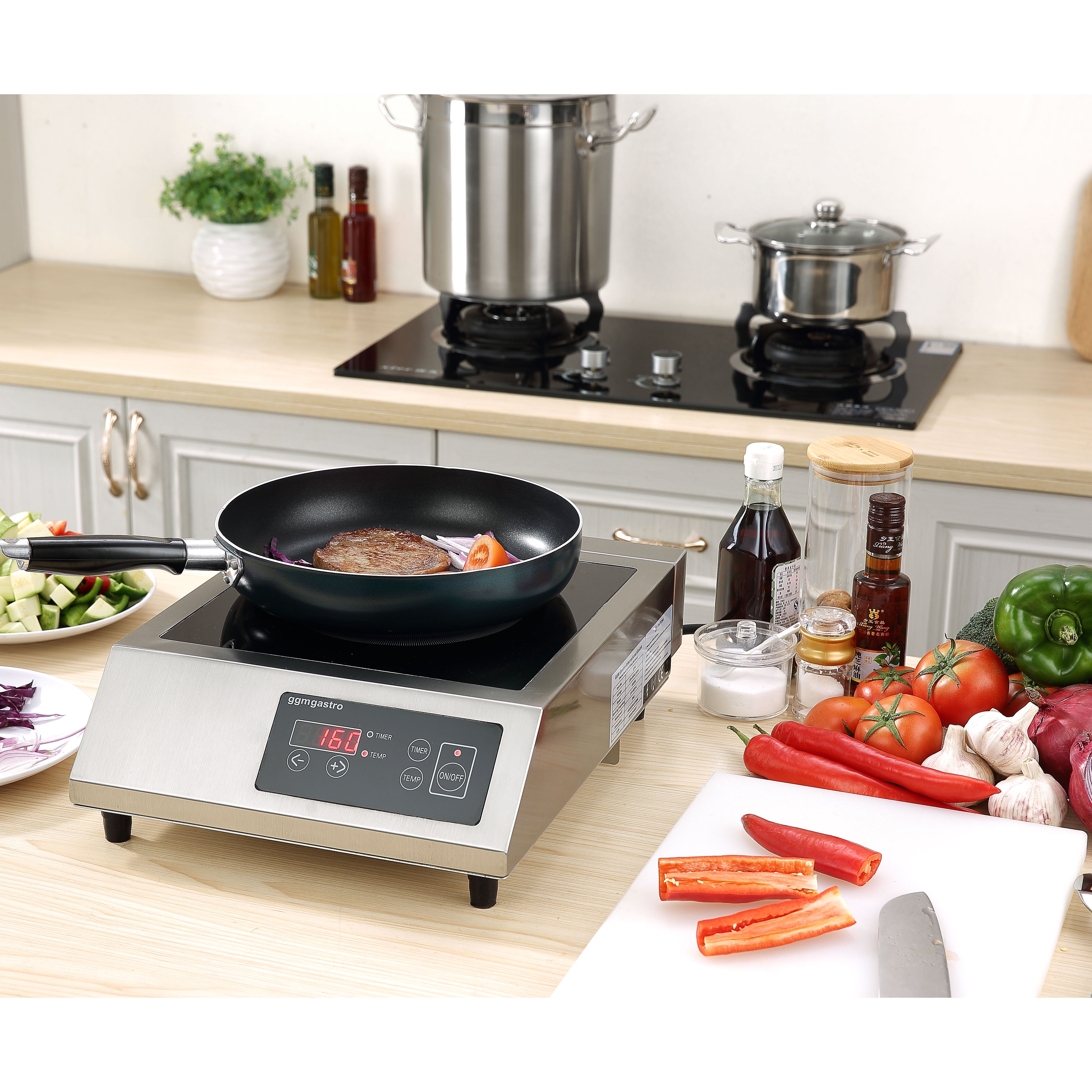 (2 pieces) Induction hob - 3.5 kW