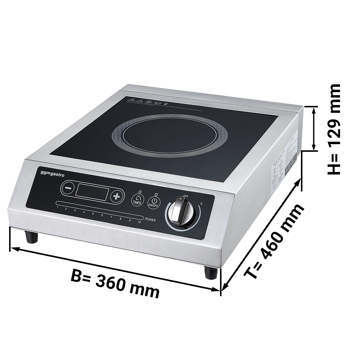 (2 броя) Индукционна готварска печка - 3,5 kW