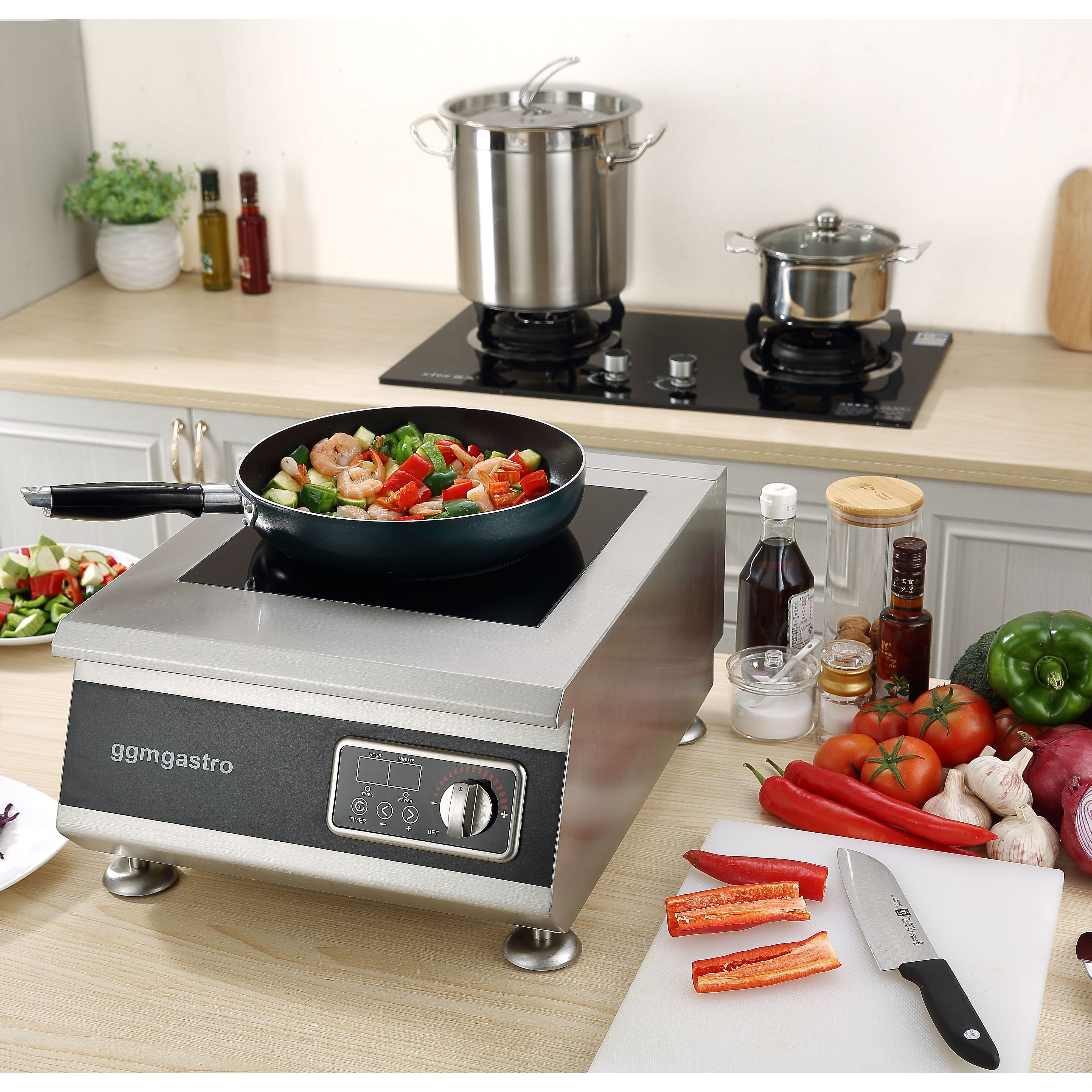 (4 pieces) Induction hob - 5 kW