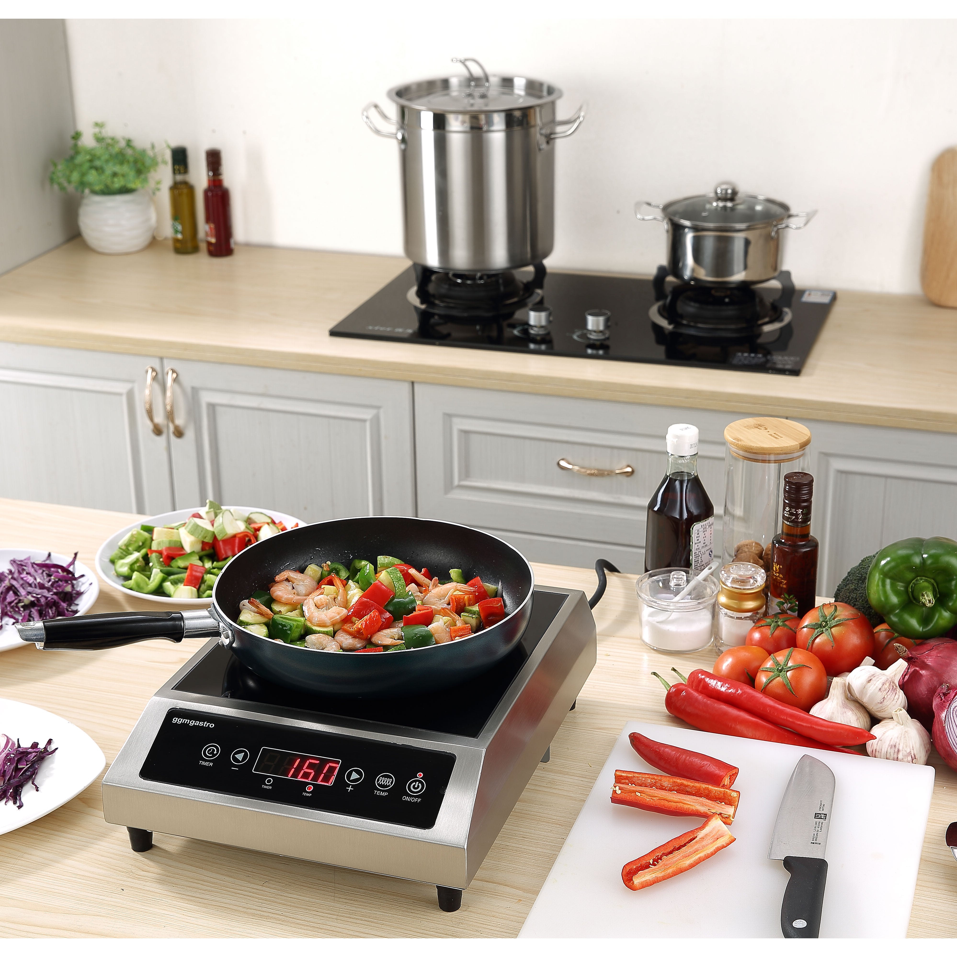 (2 pieces) Induction hob - 2.7 kW