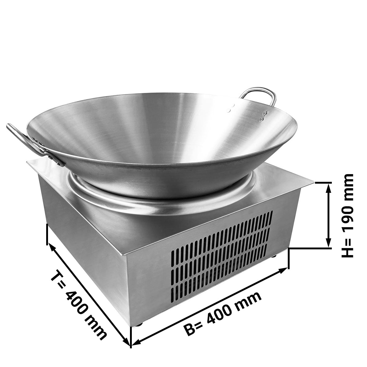 Уок-Индукционна готварска печка (3,5 kW) - вкл.Уок