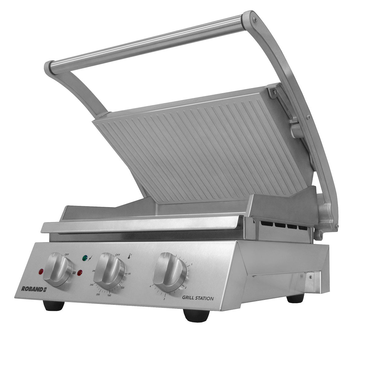 Roband - Contact grill 0.56 m - grooved on top + smooth on the bottom