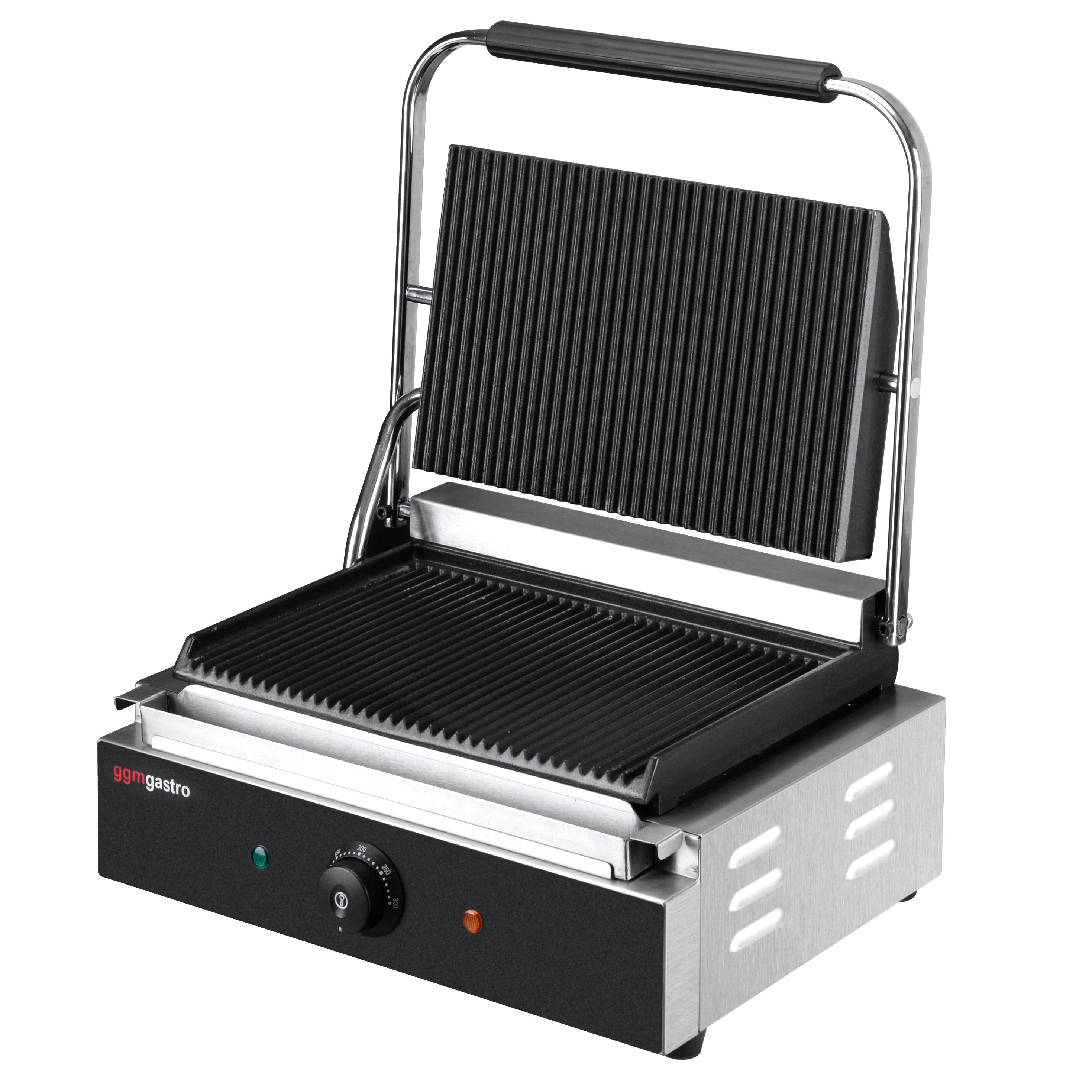 Contact grill 0.43 m - ribbed top and bottom