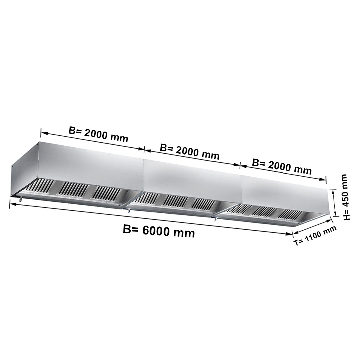 Absorber 6.0 m - with filter and lamp