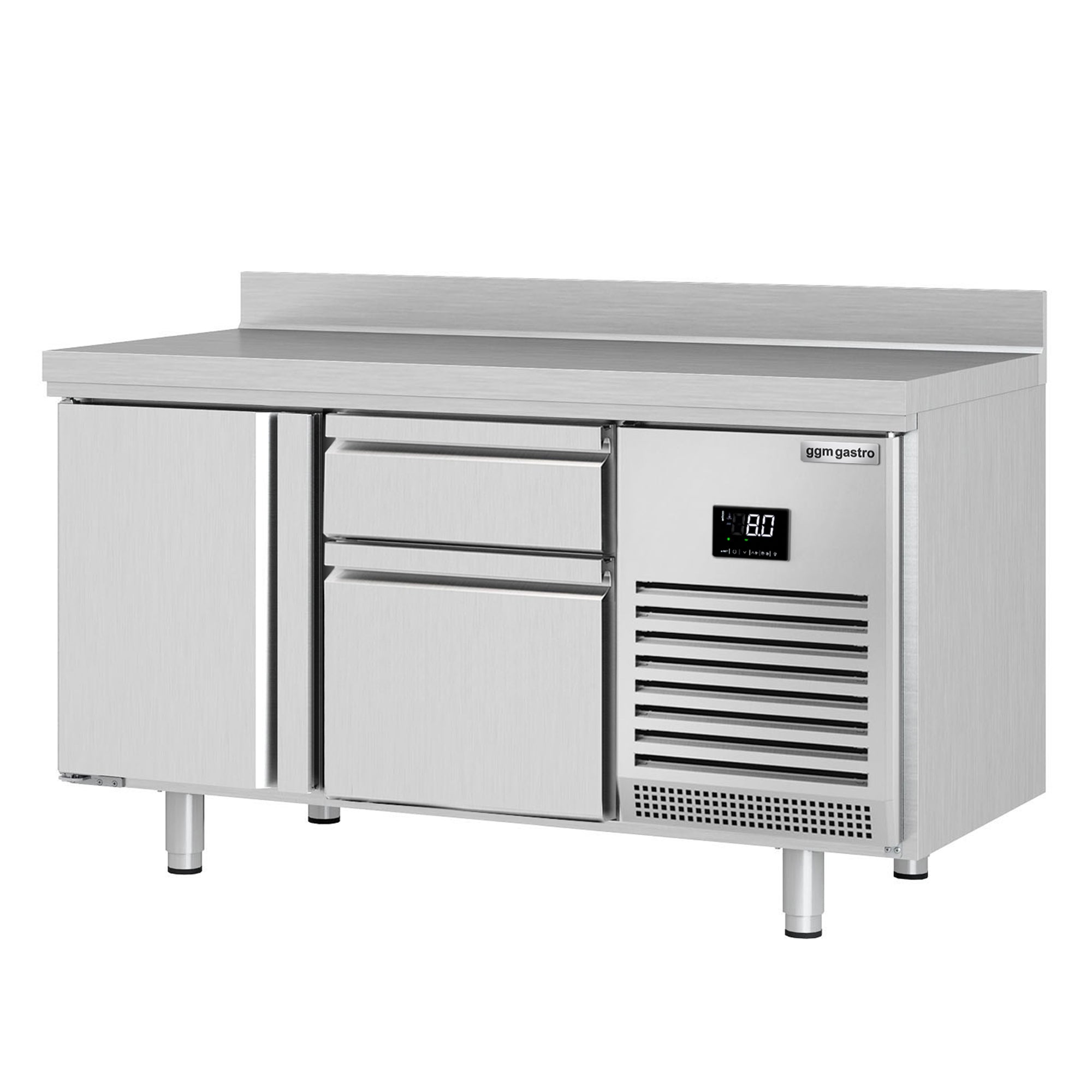 Refrigerator table (GN) - with 1 door and 2 drawers 2/3 and 1/3