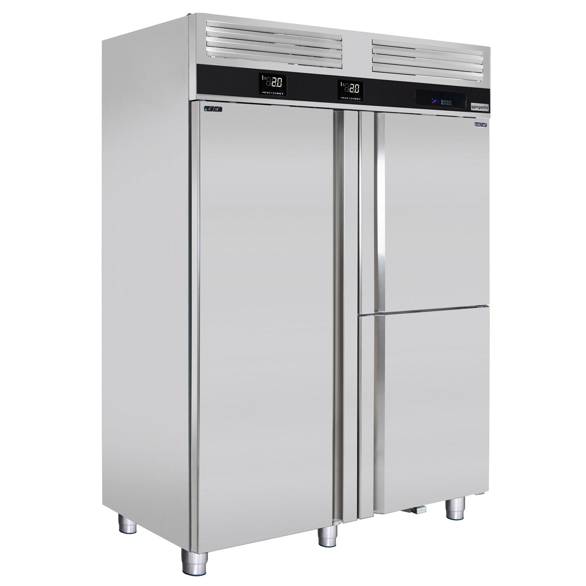 Refrigerator and freezer combination - 1.4 x 0.81 m - 1400 liters - with 3 doors