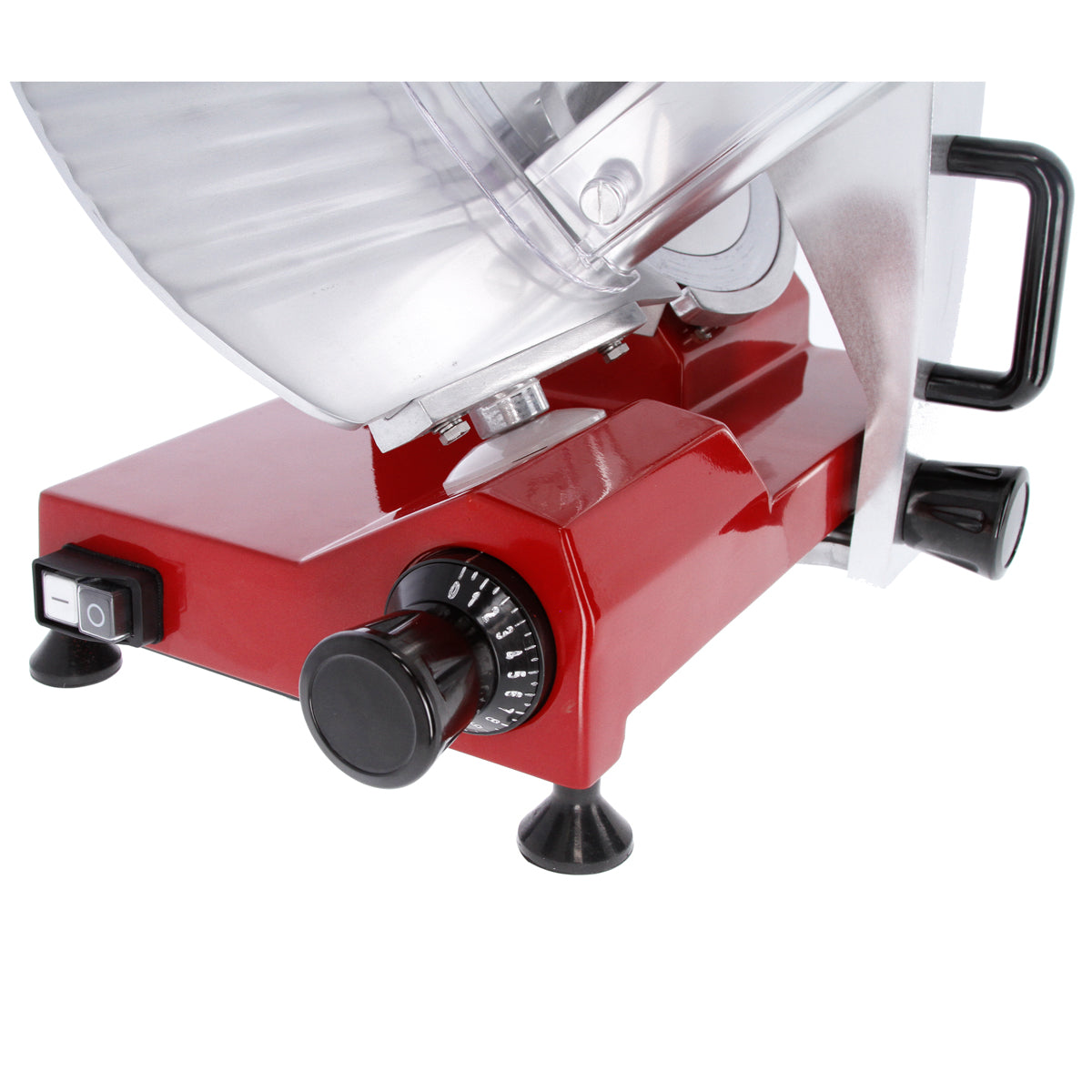 Sausage slicer / diameter: Ø 250 mm - red